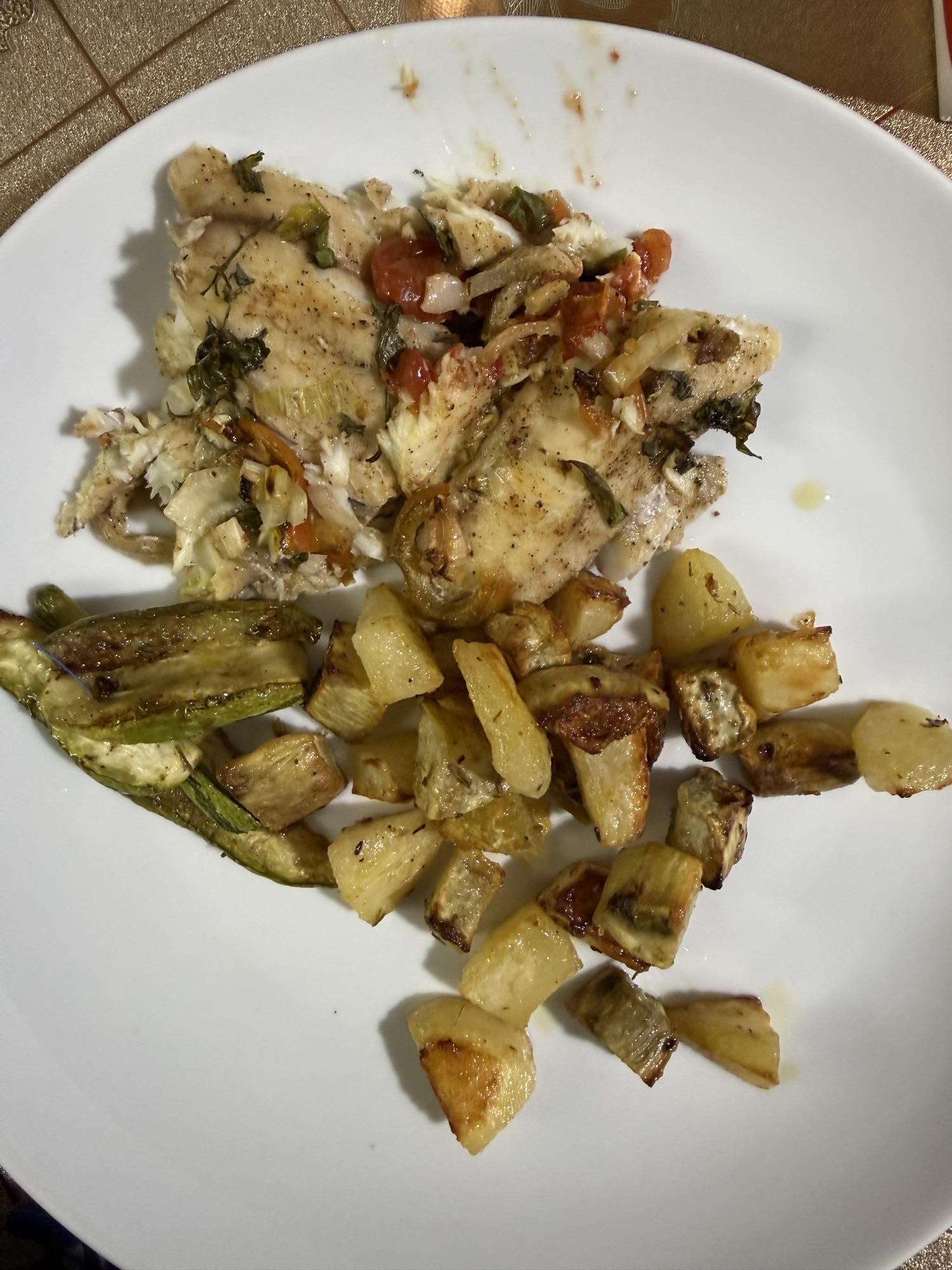 Frango com legumes