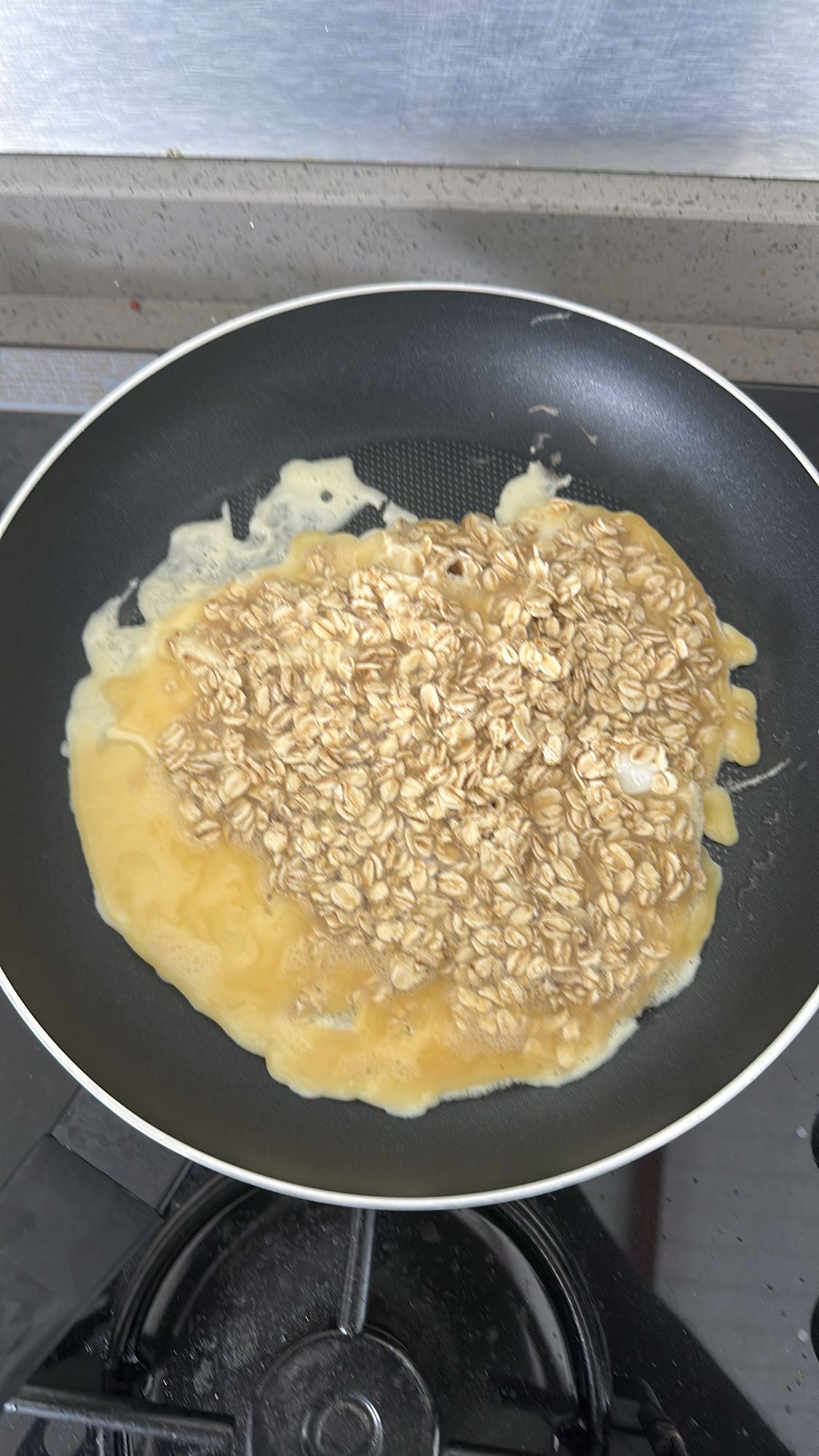 Omelette aux flocons