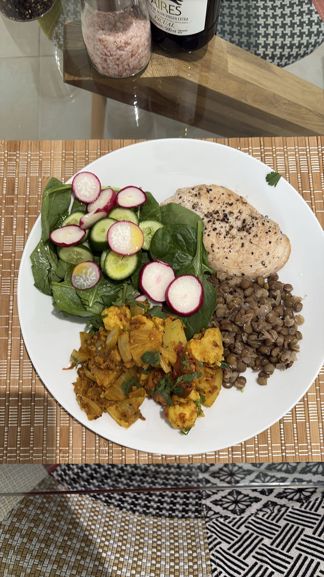 Chicken Lentil Plate