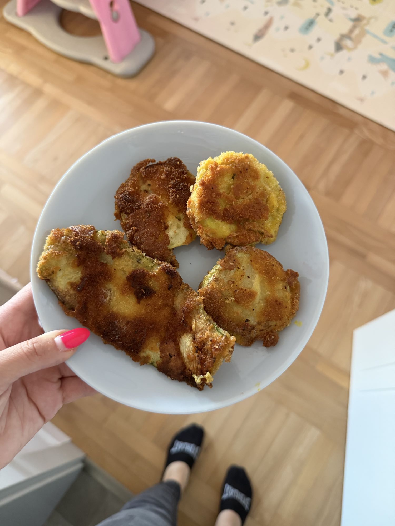 Smażona cukinia panierowana