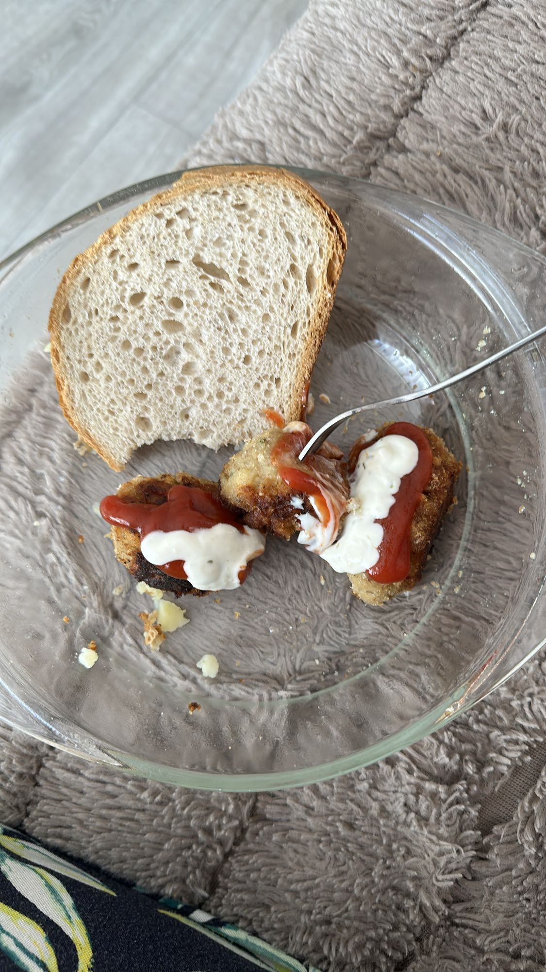 Kotlet z chlebem