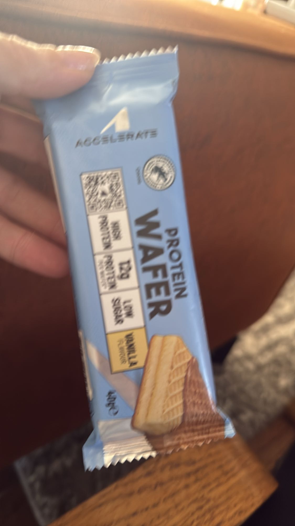 Vanille proteïnewafel