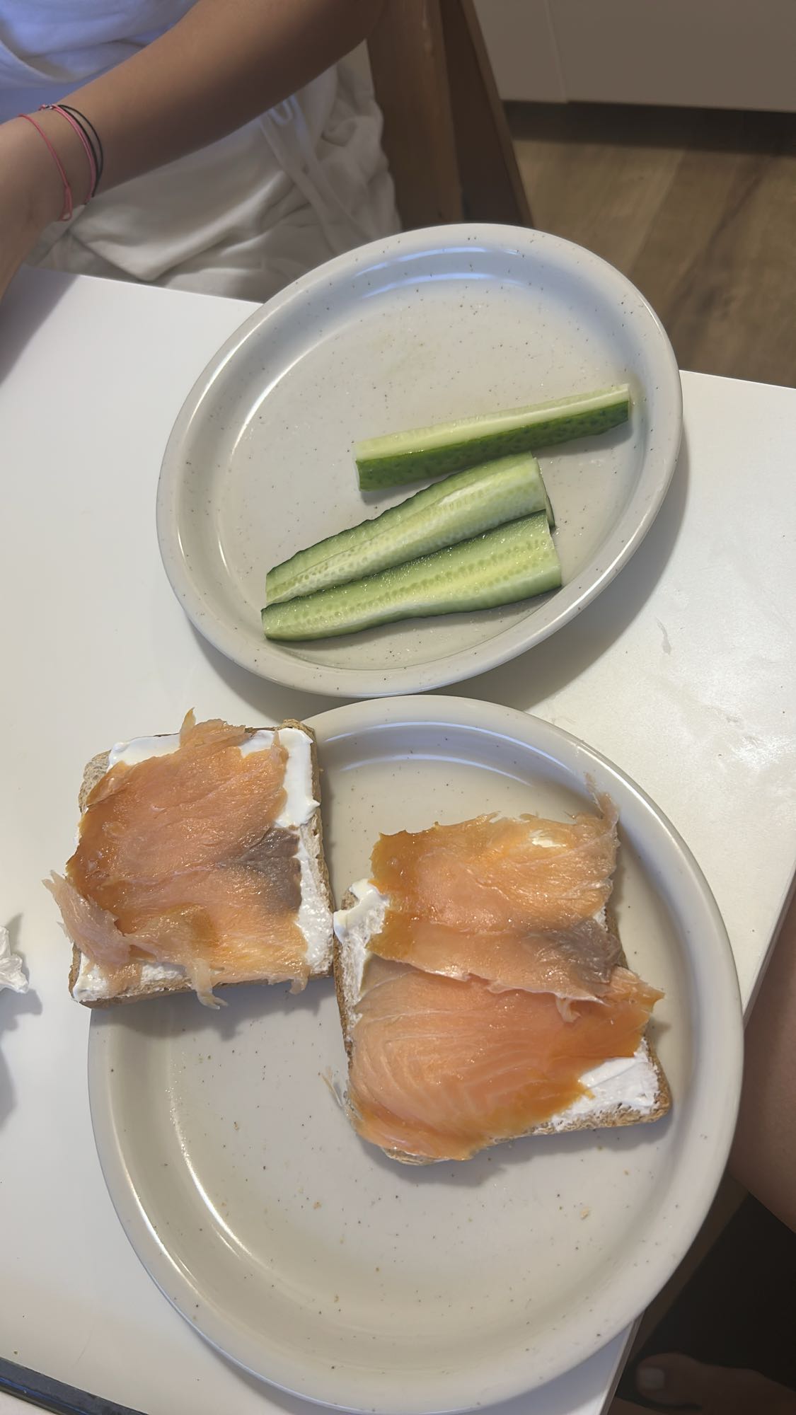 Salmon Toast Plate