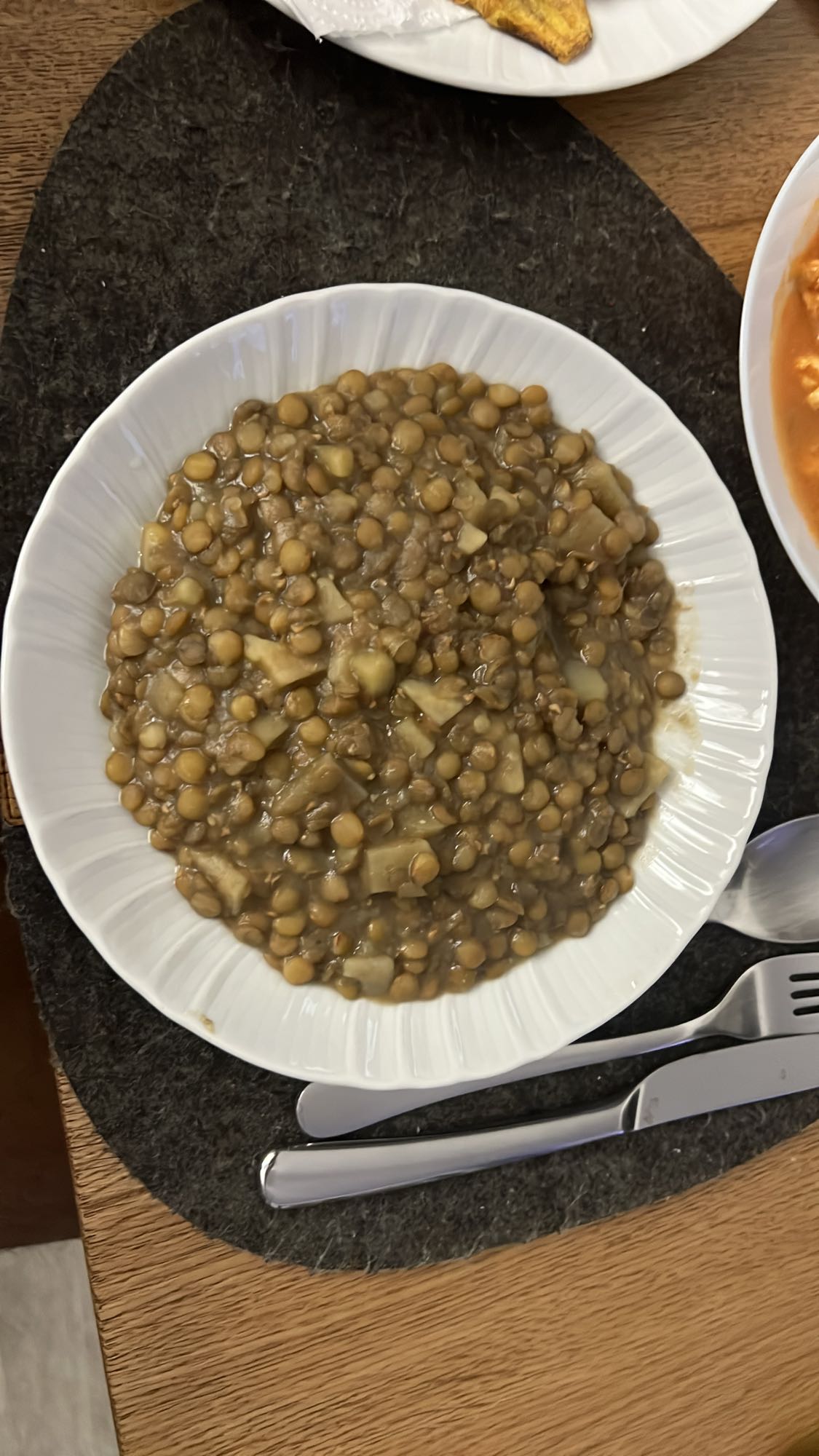 Lenticchie con funghi