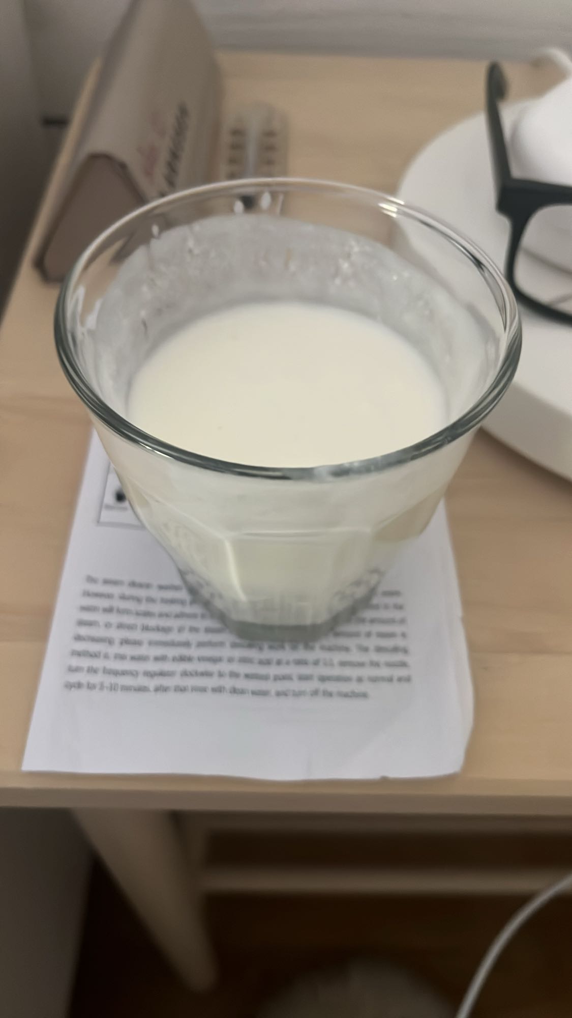 Ett glas mjölk