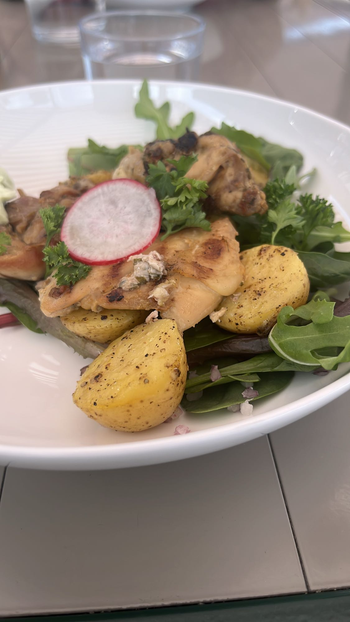 Kyckling med potatis