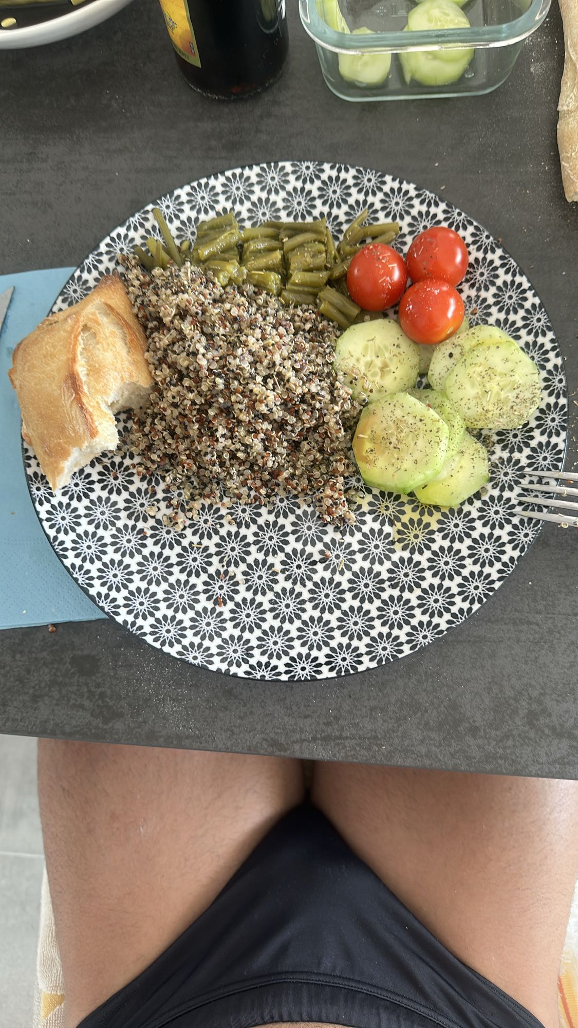 Salade quinoa et légumes