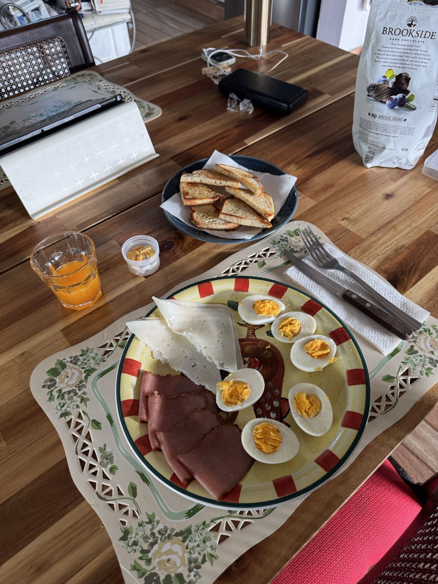 desayuno con huevos