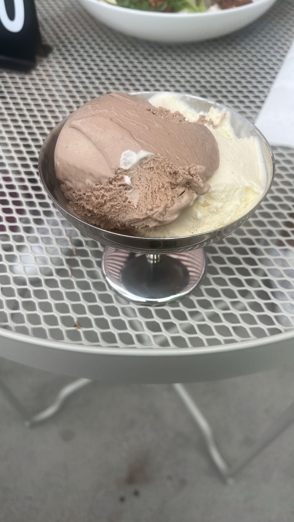 Choklad- och vaniljglass