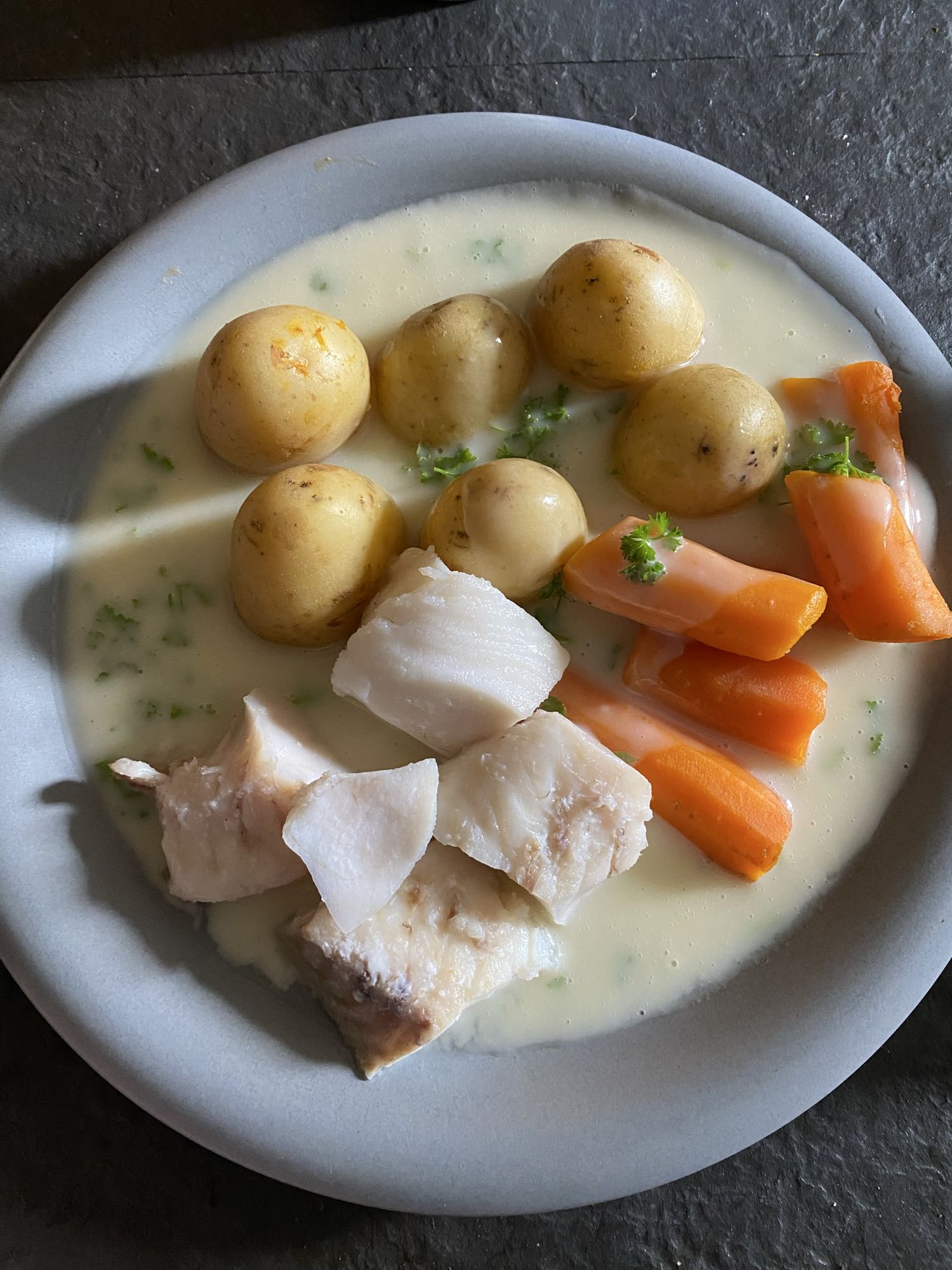 Torsk med potatis