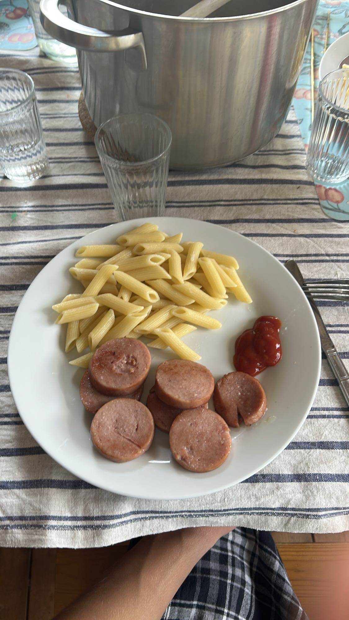 Pasta med korv