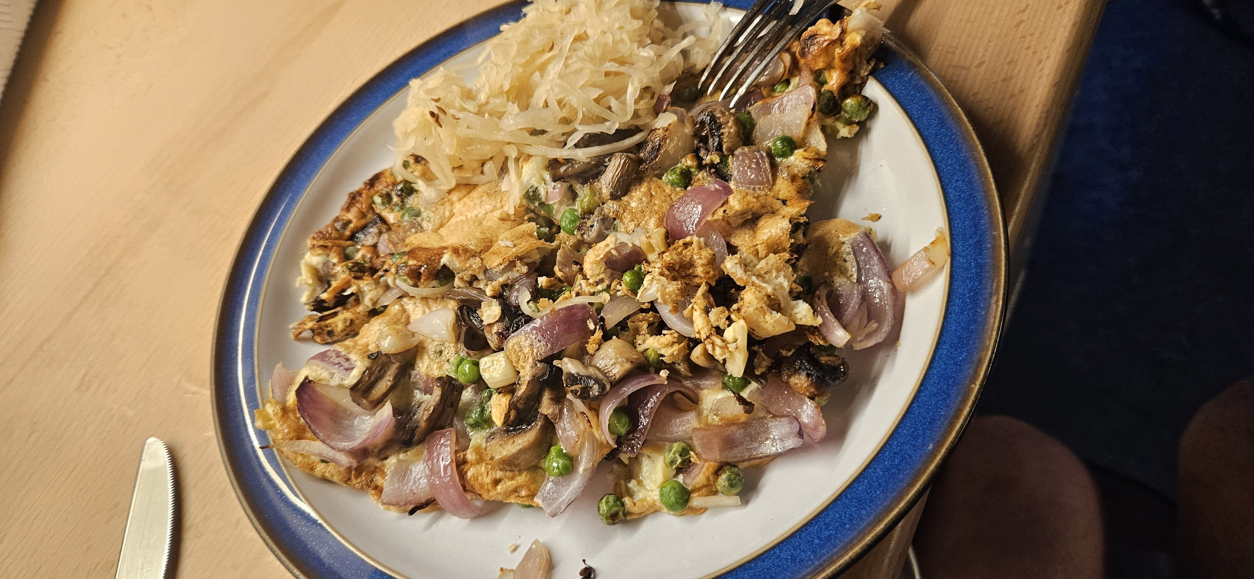 Veggie Omelette Plate