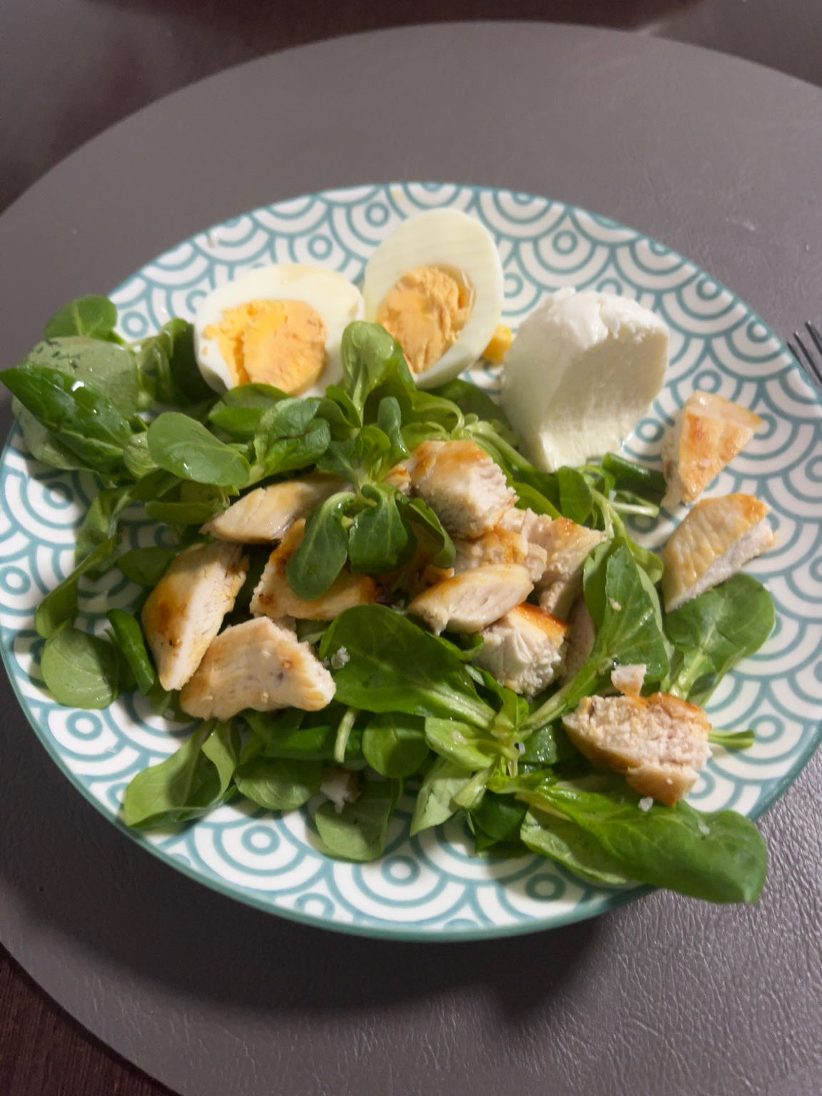 ensalada con pollo