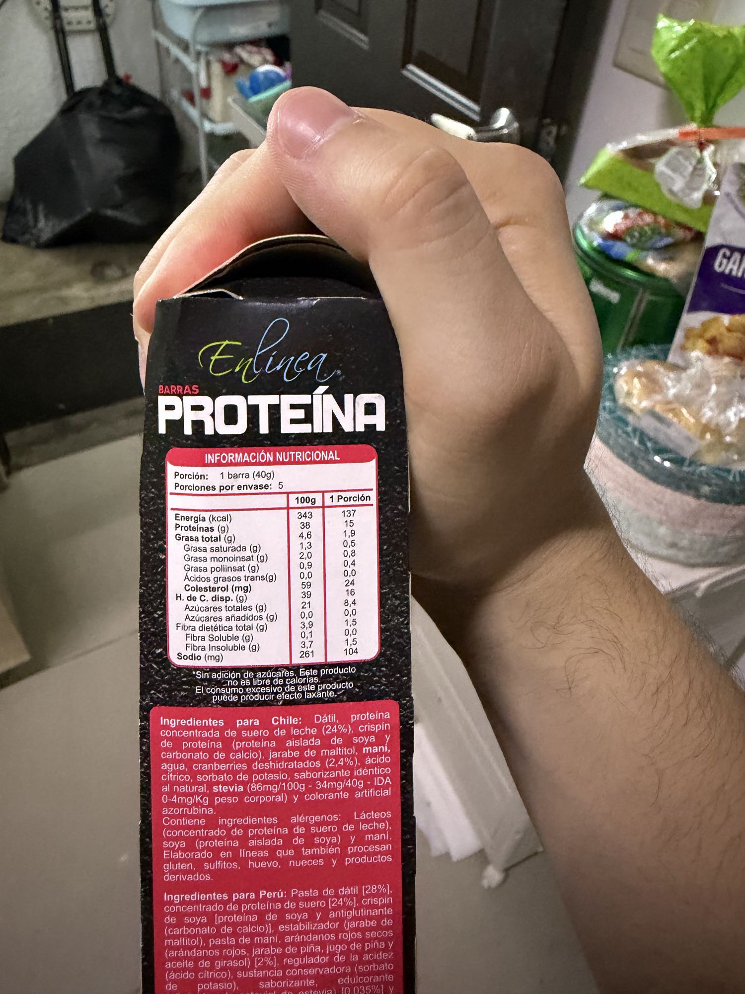 barra de proteína