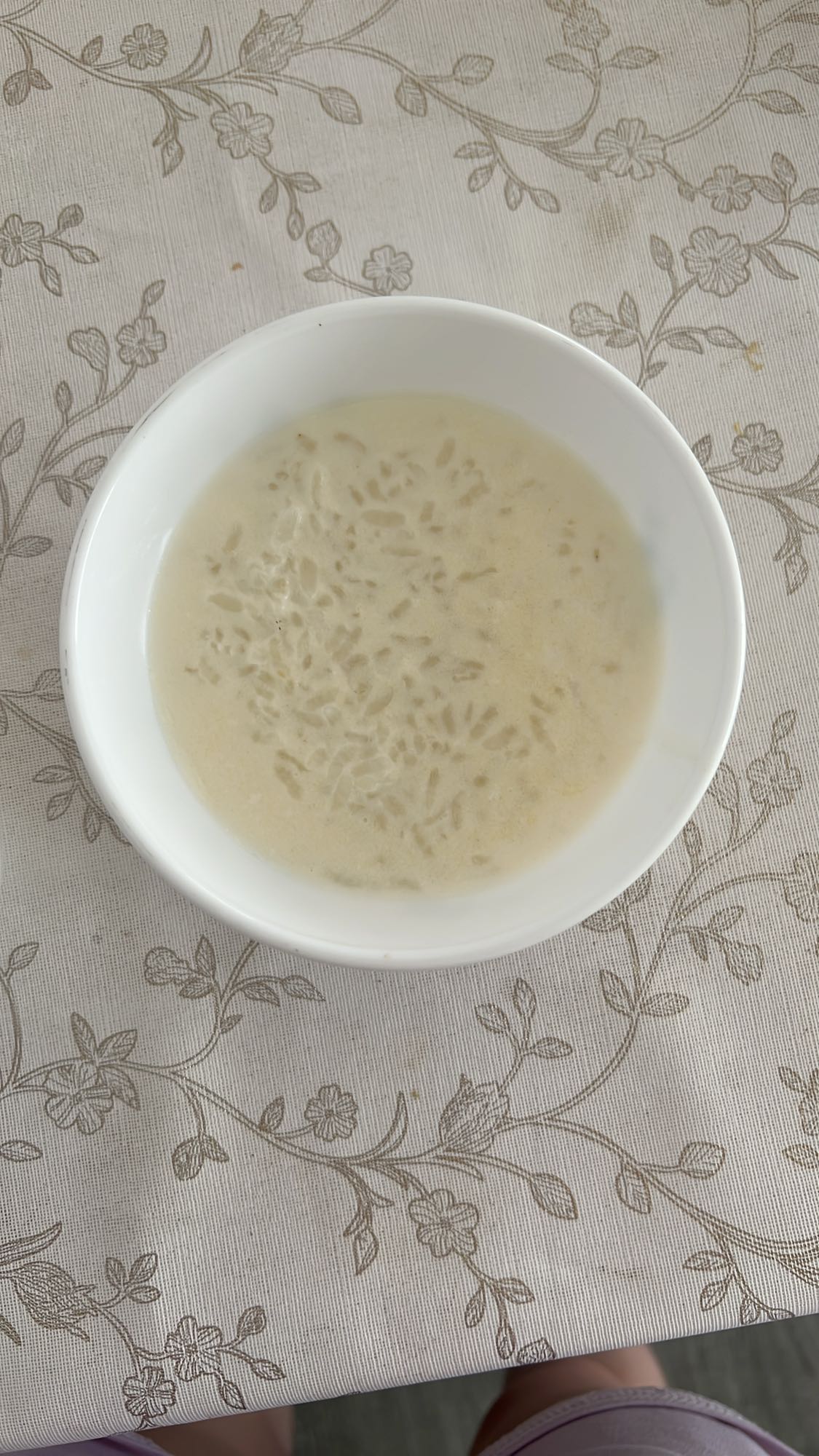 Молочный рисовый суп