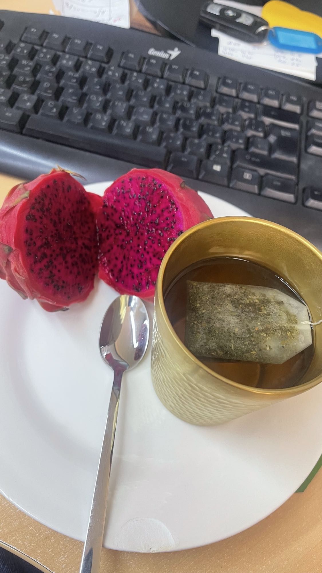 Dragon Fruit and Tea