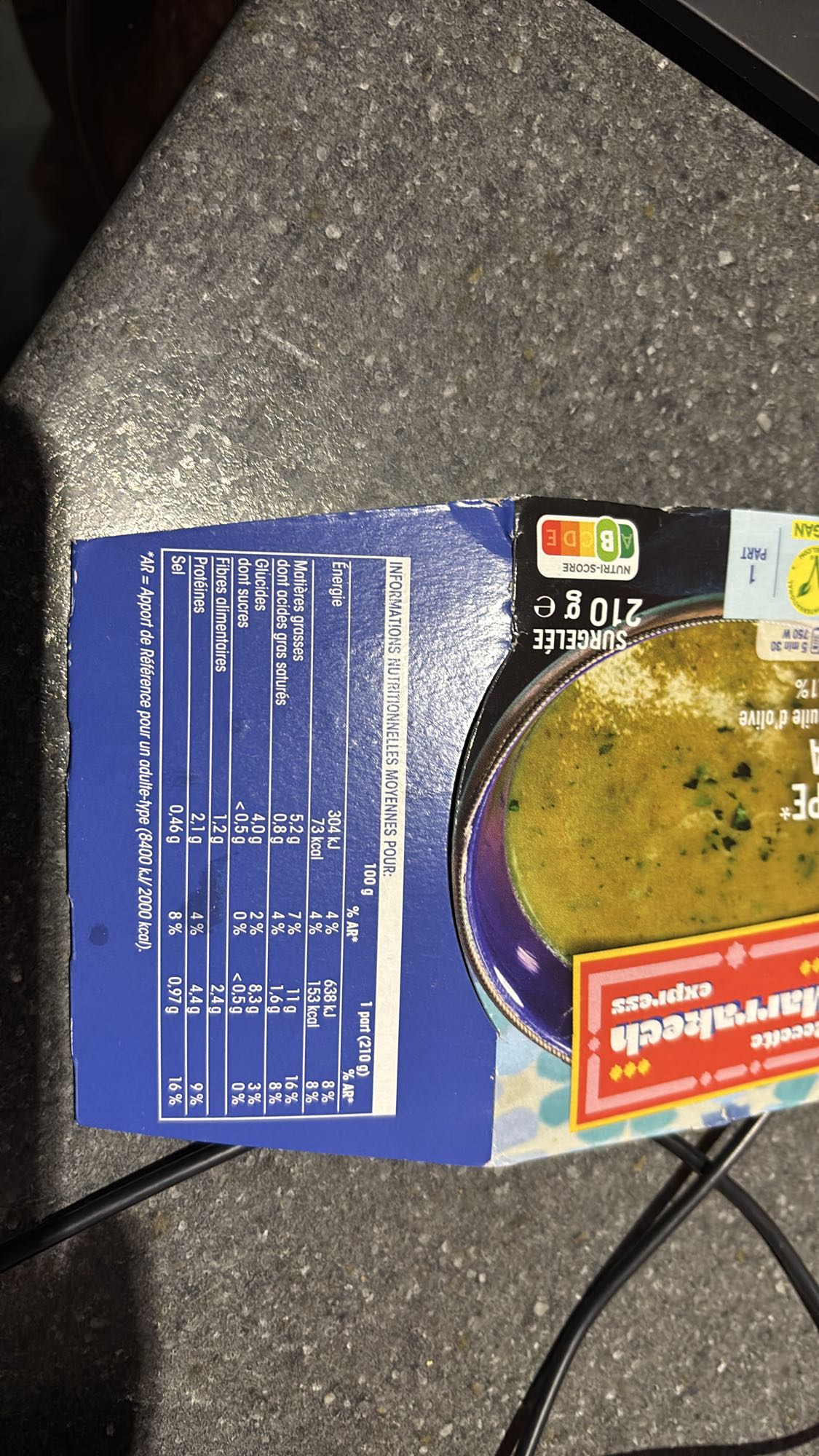 Soupe de légumes