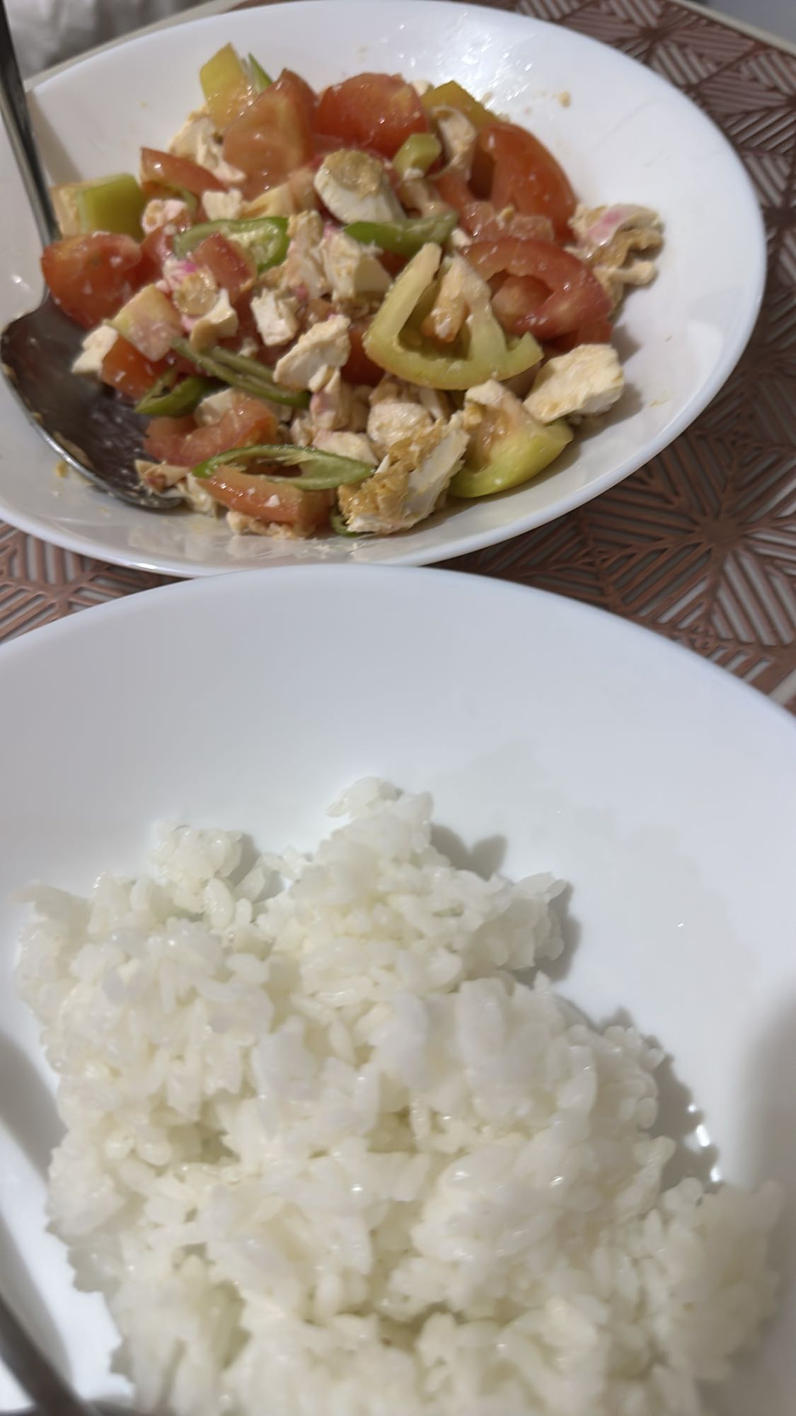 Salted Egg with Tomato