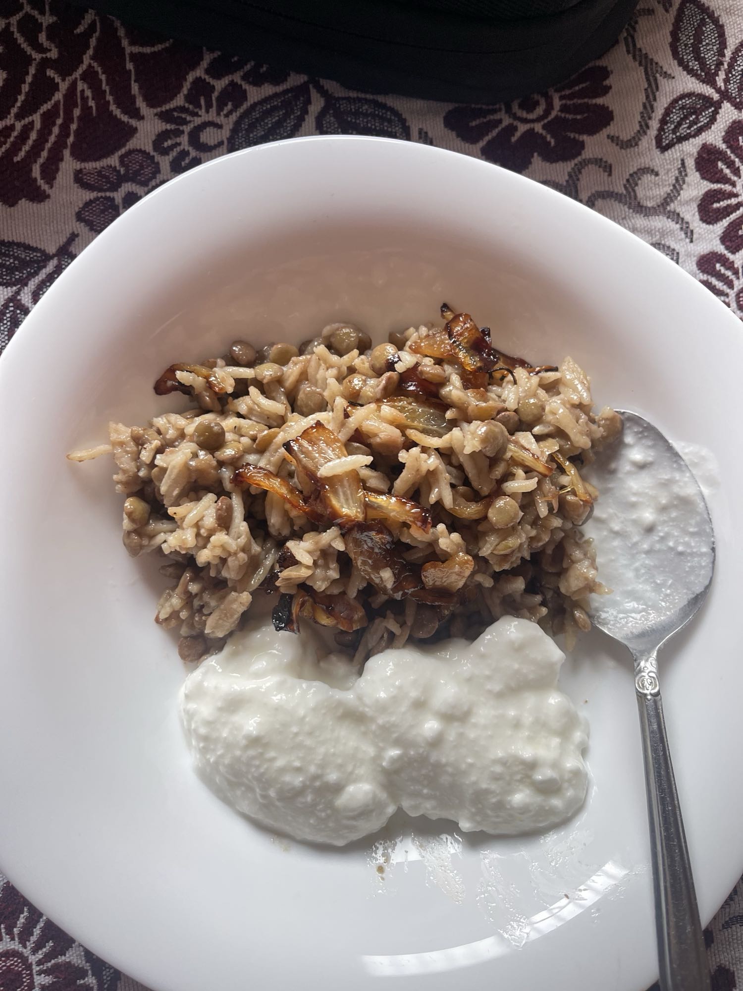 Lentil Rice with Curd