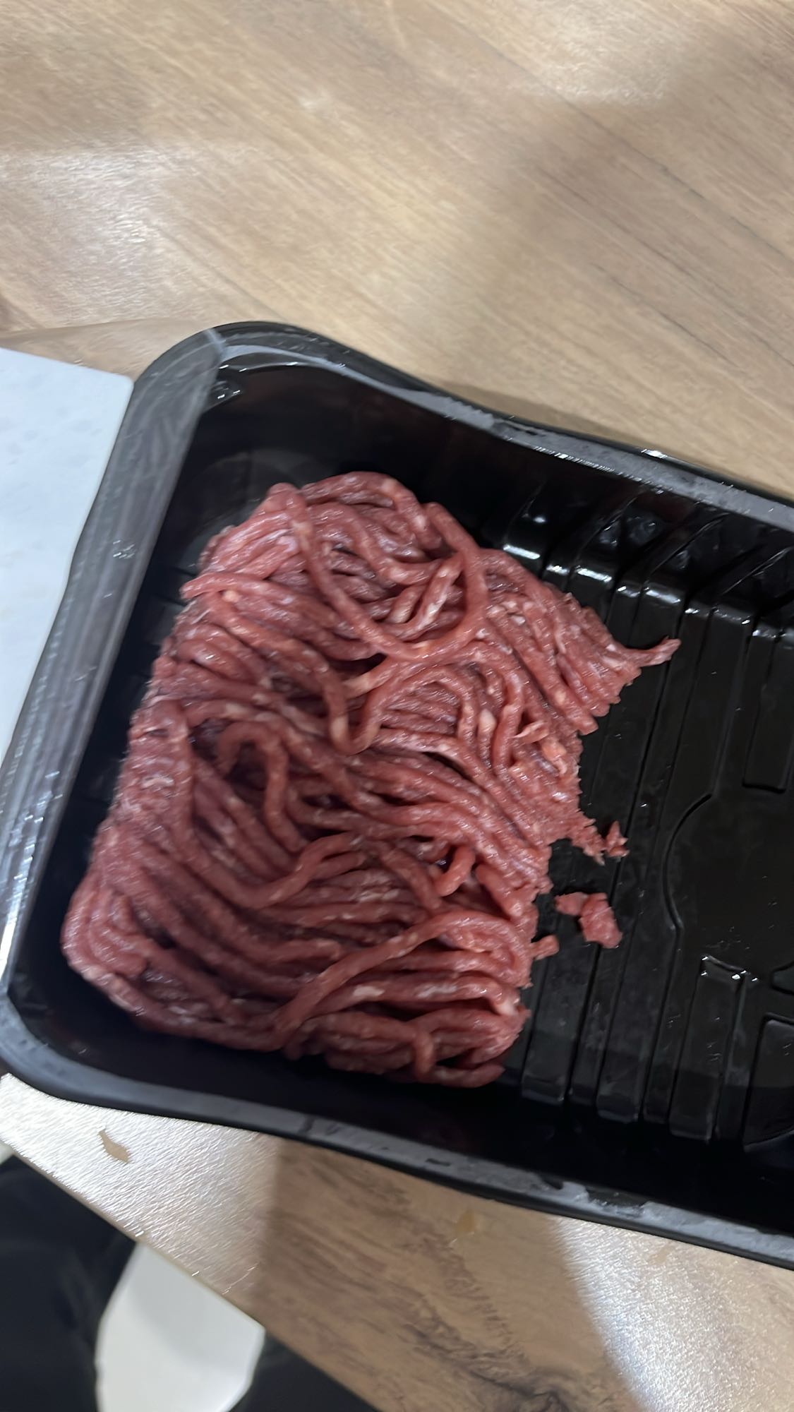Boeuf haché cru