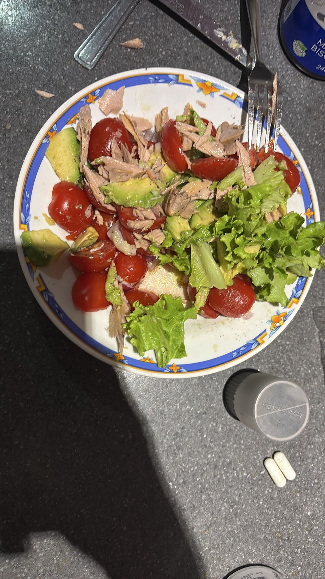 Salade thon avocat