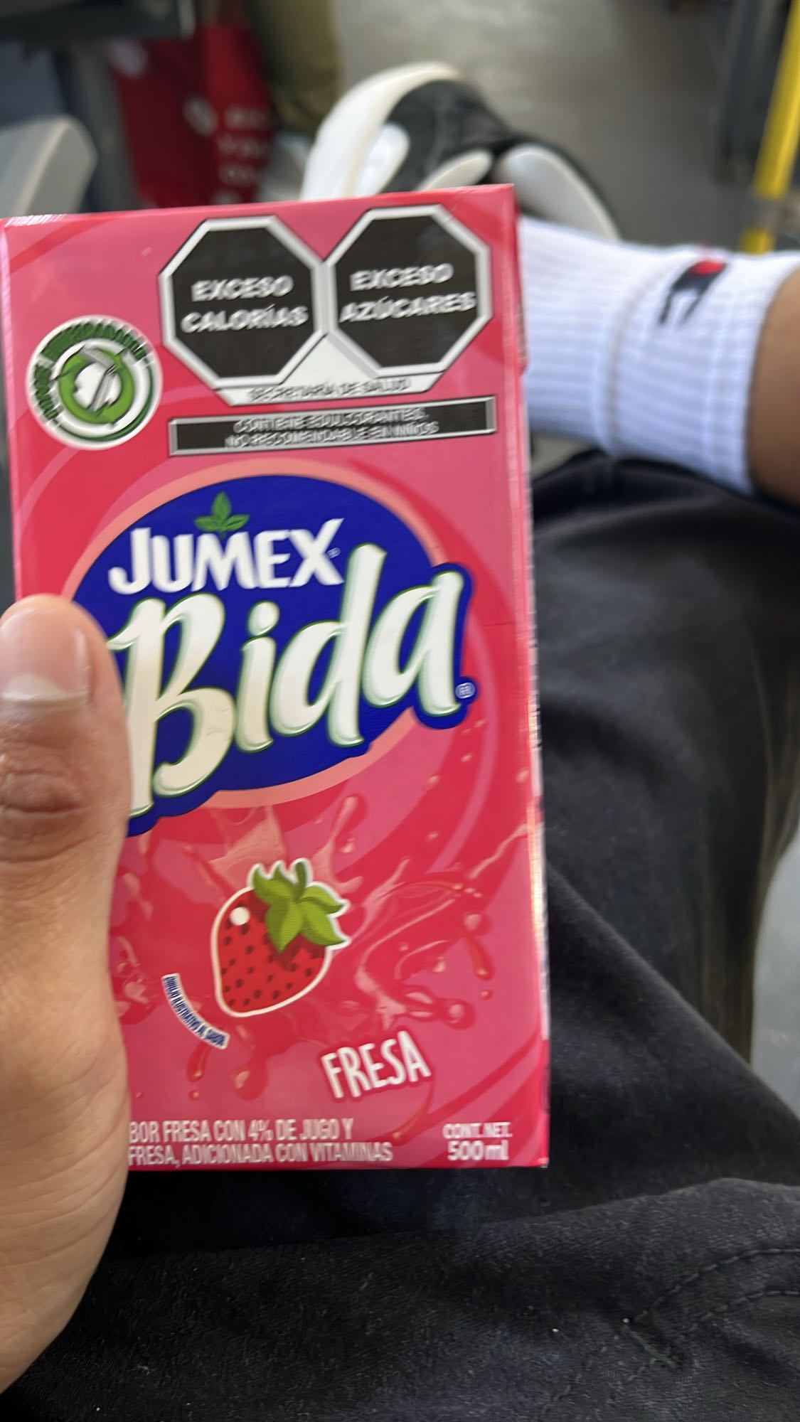 bebida de fresa