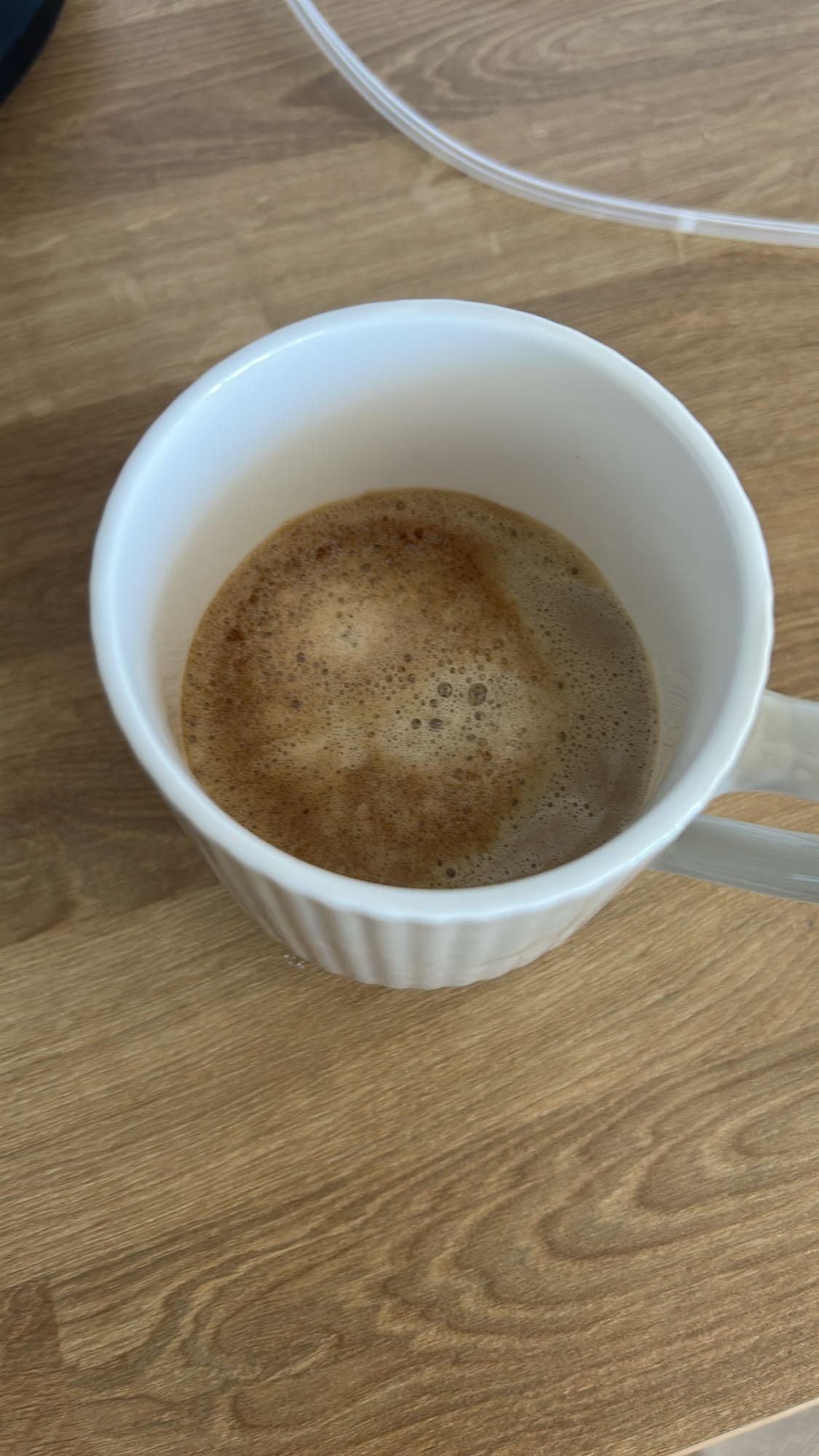 Latte with unsweetened oatmilk