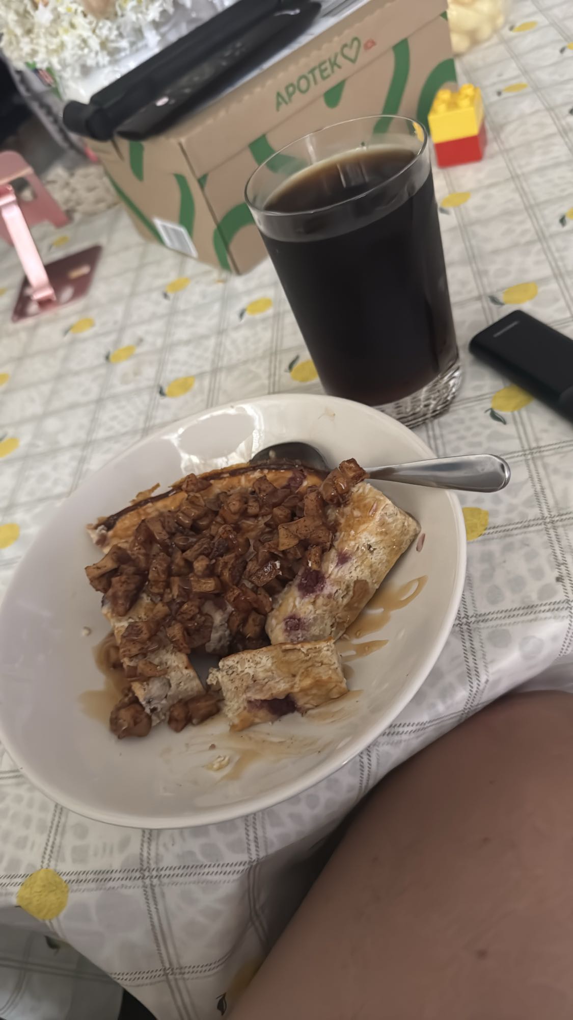 Pannkaka med äpple