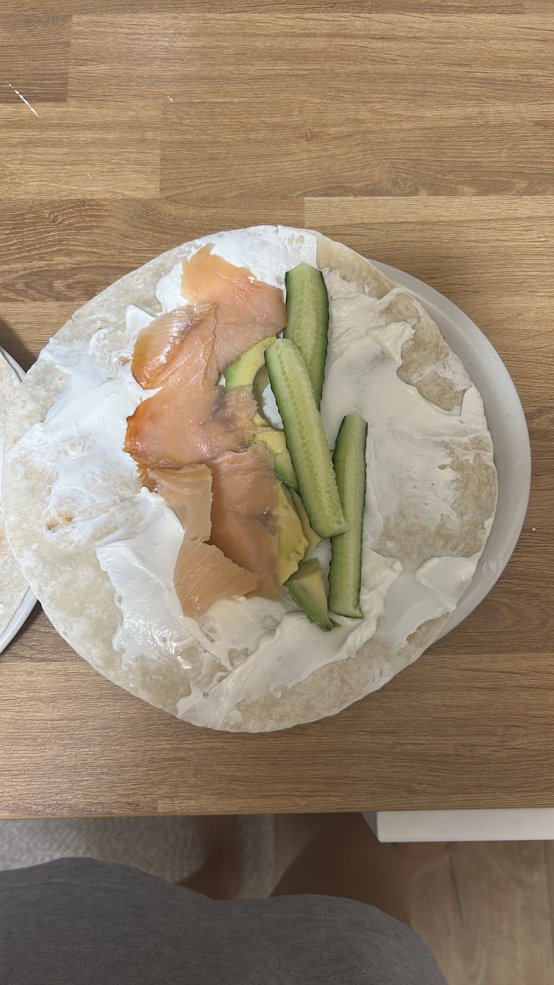 Salmon Avocado Wrap