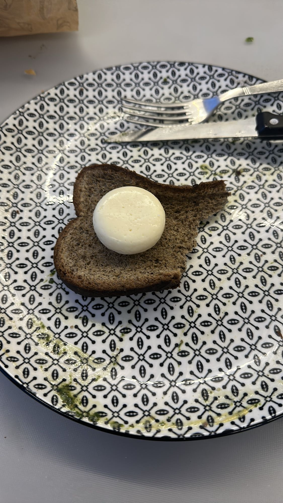 Pain au sarrasin avec Babybel
