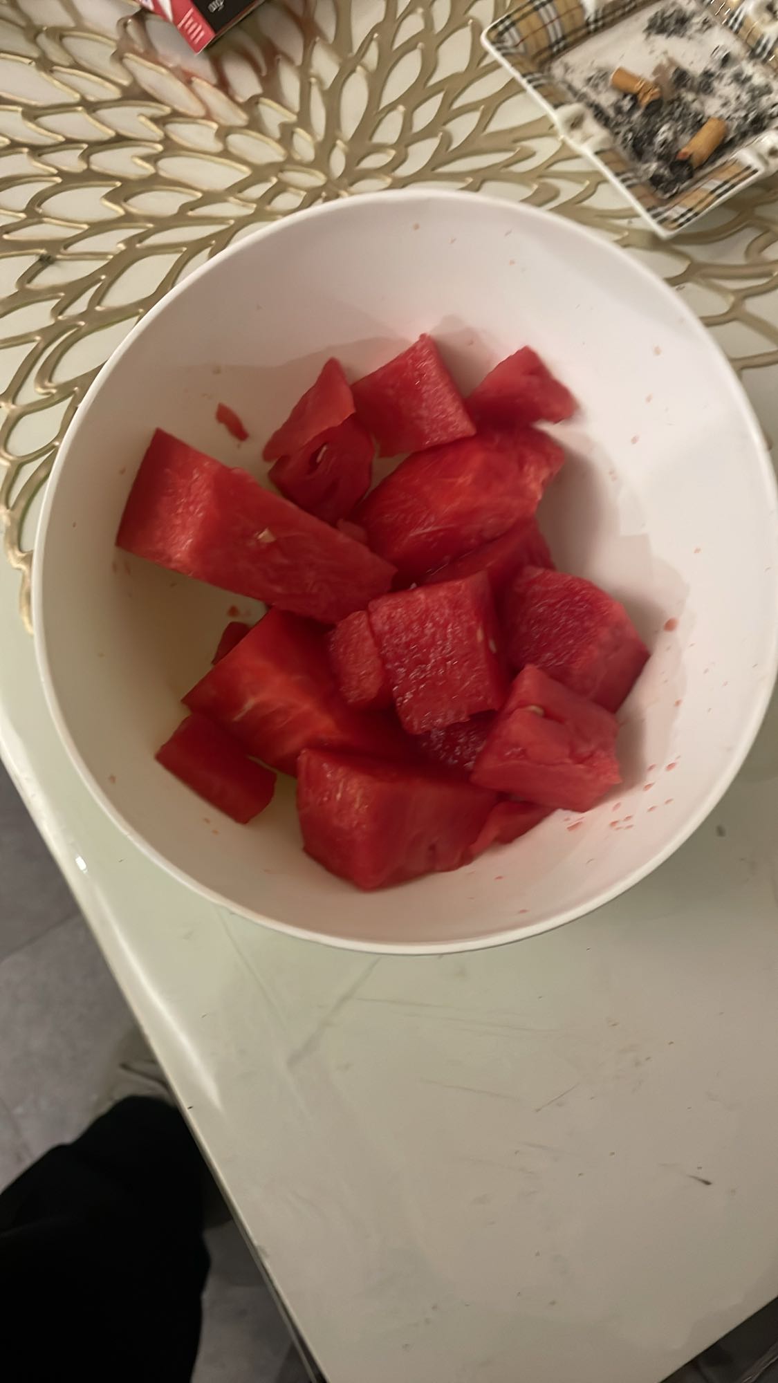 Vattenmelon i skål