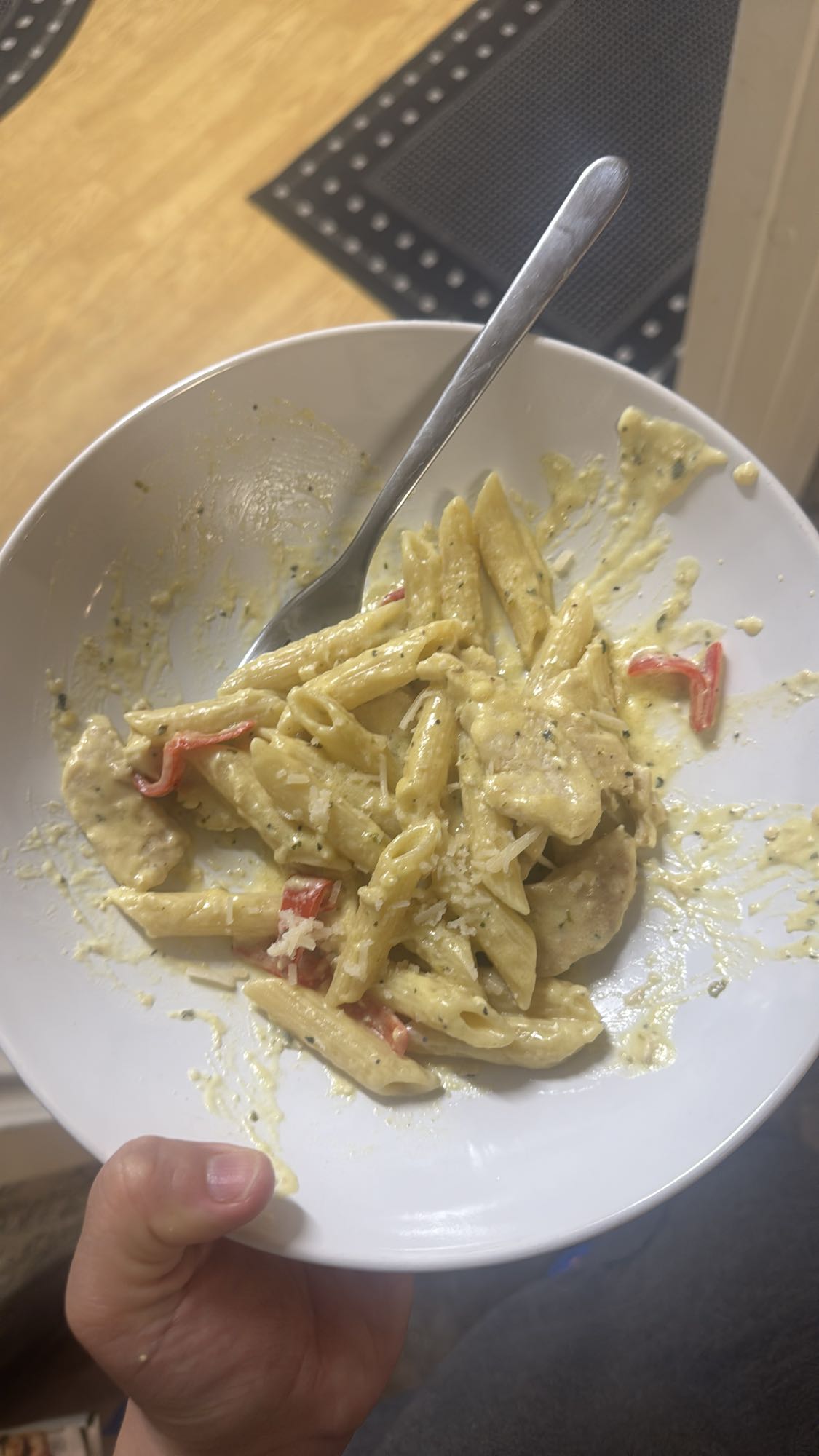 Krämig kycklingpasta
