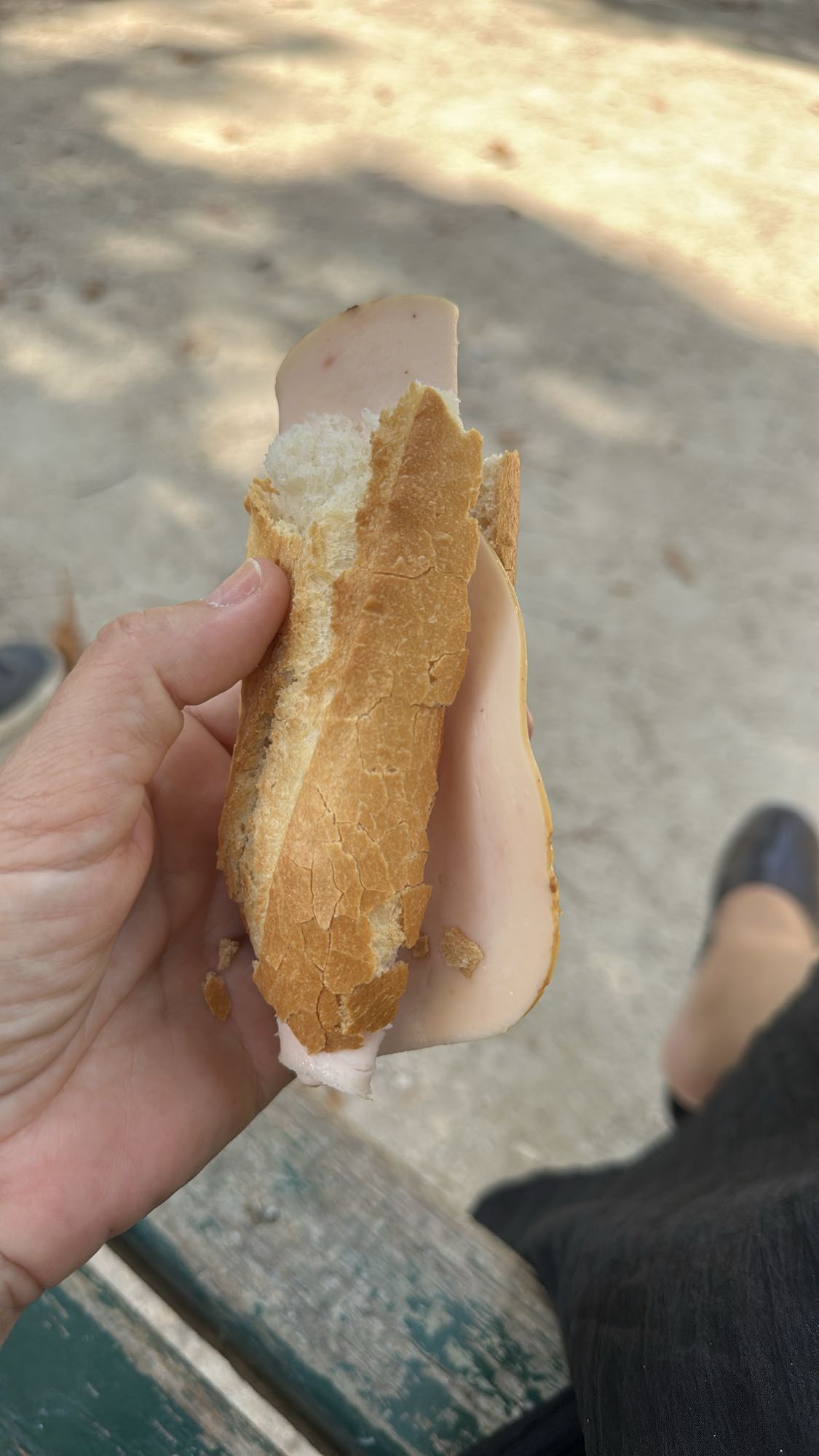 Ham Baguette Sandwich