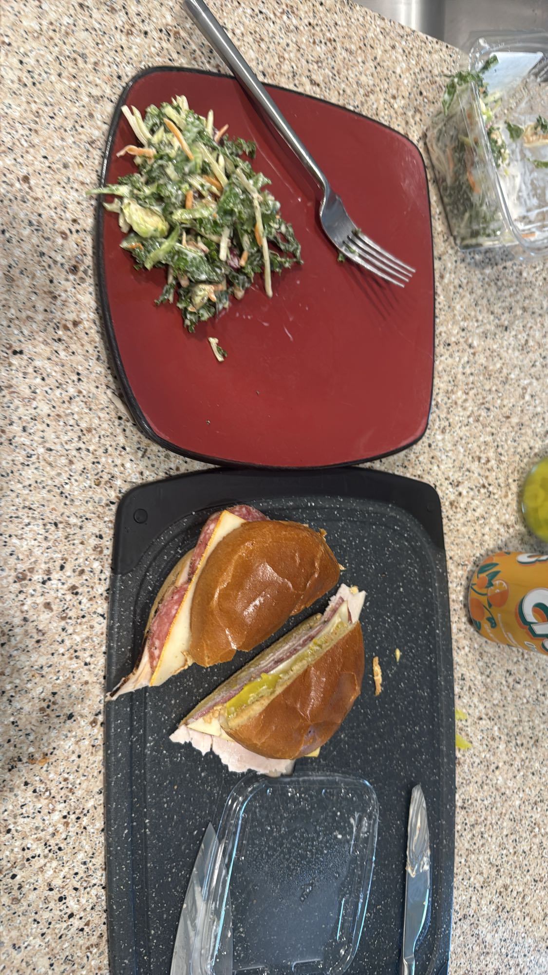 Deli Sandwich and Salad