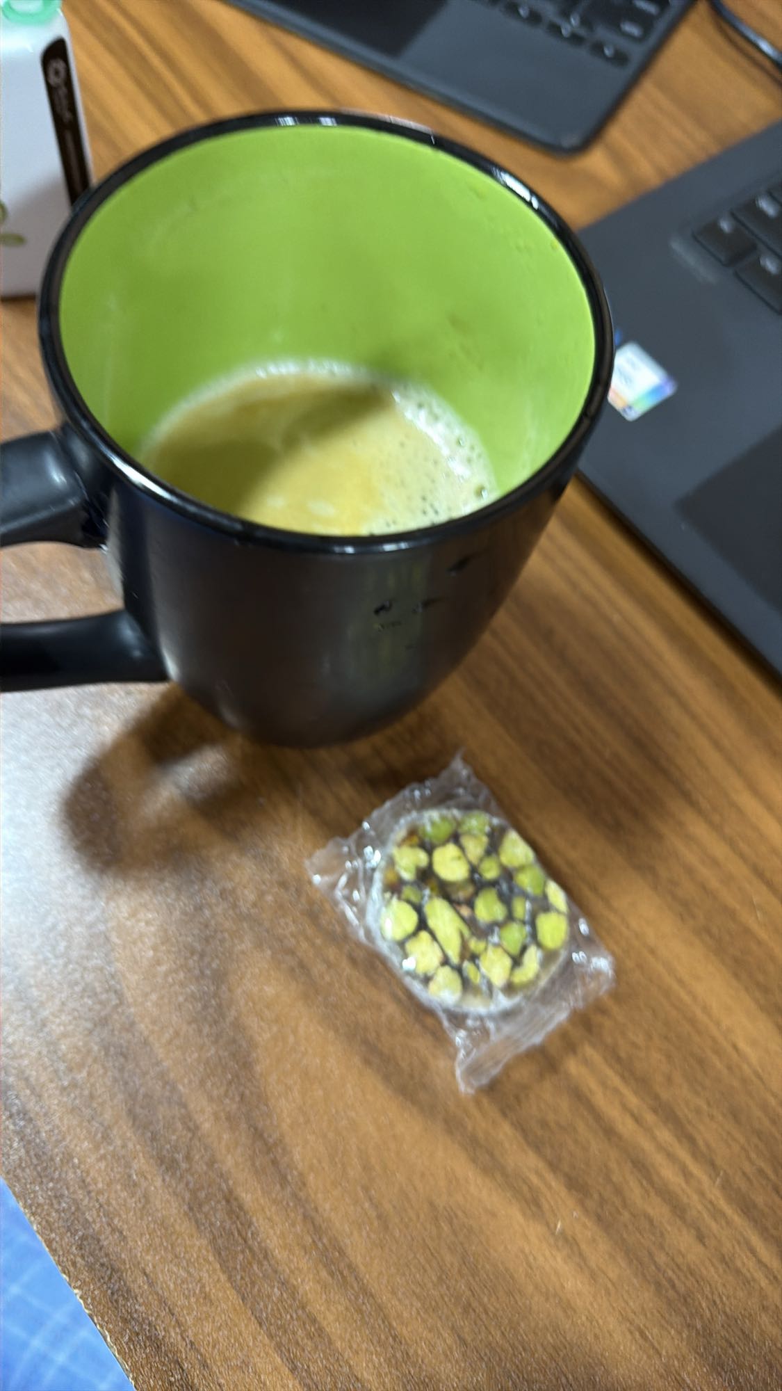 Coffee and Pistachio Bite