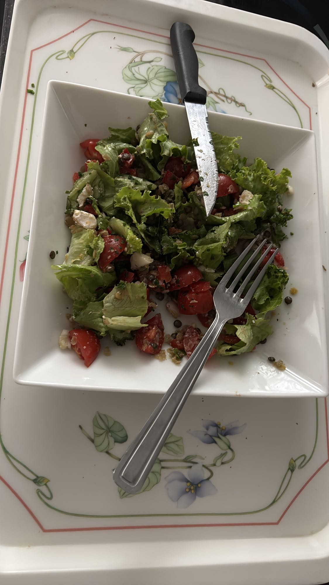 Salade de lentilles