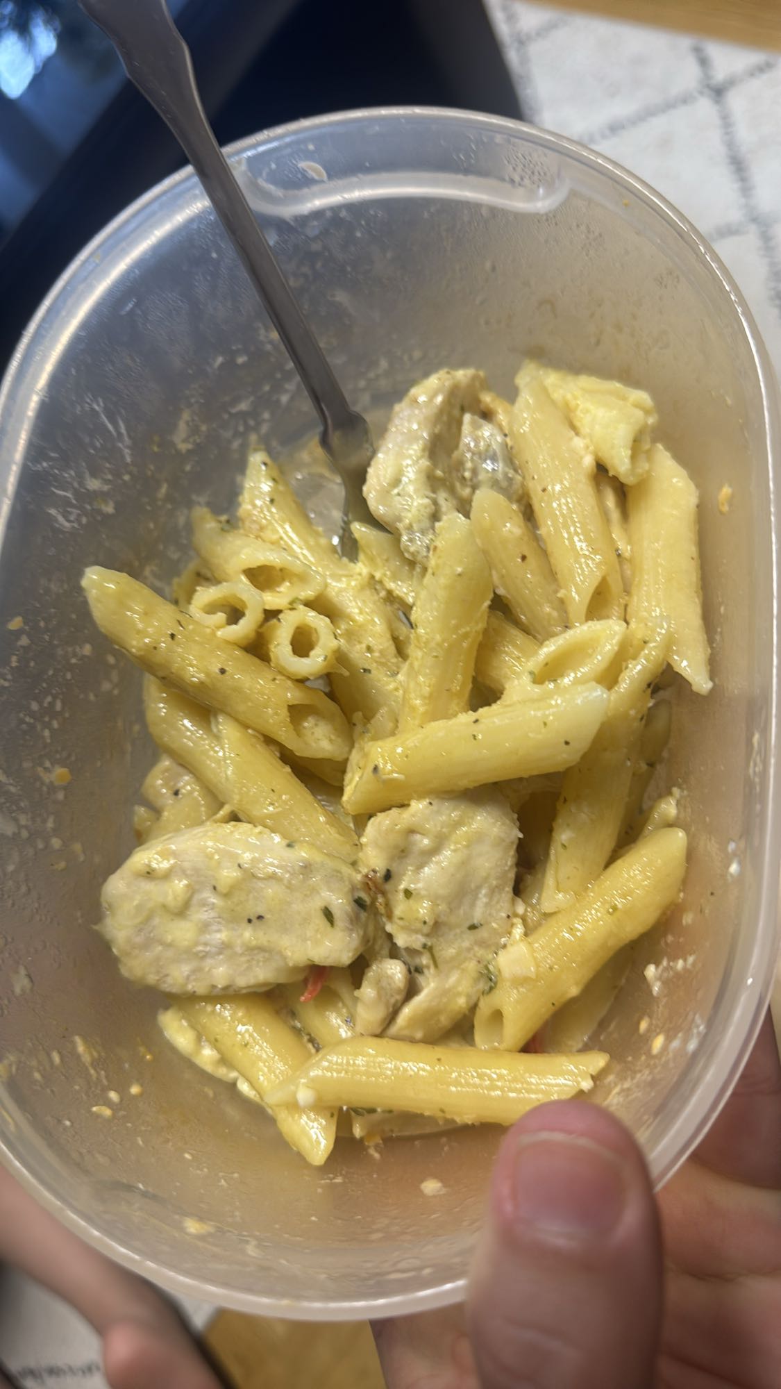 Krämig kycklingpasta