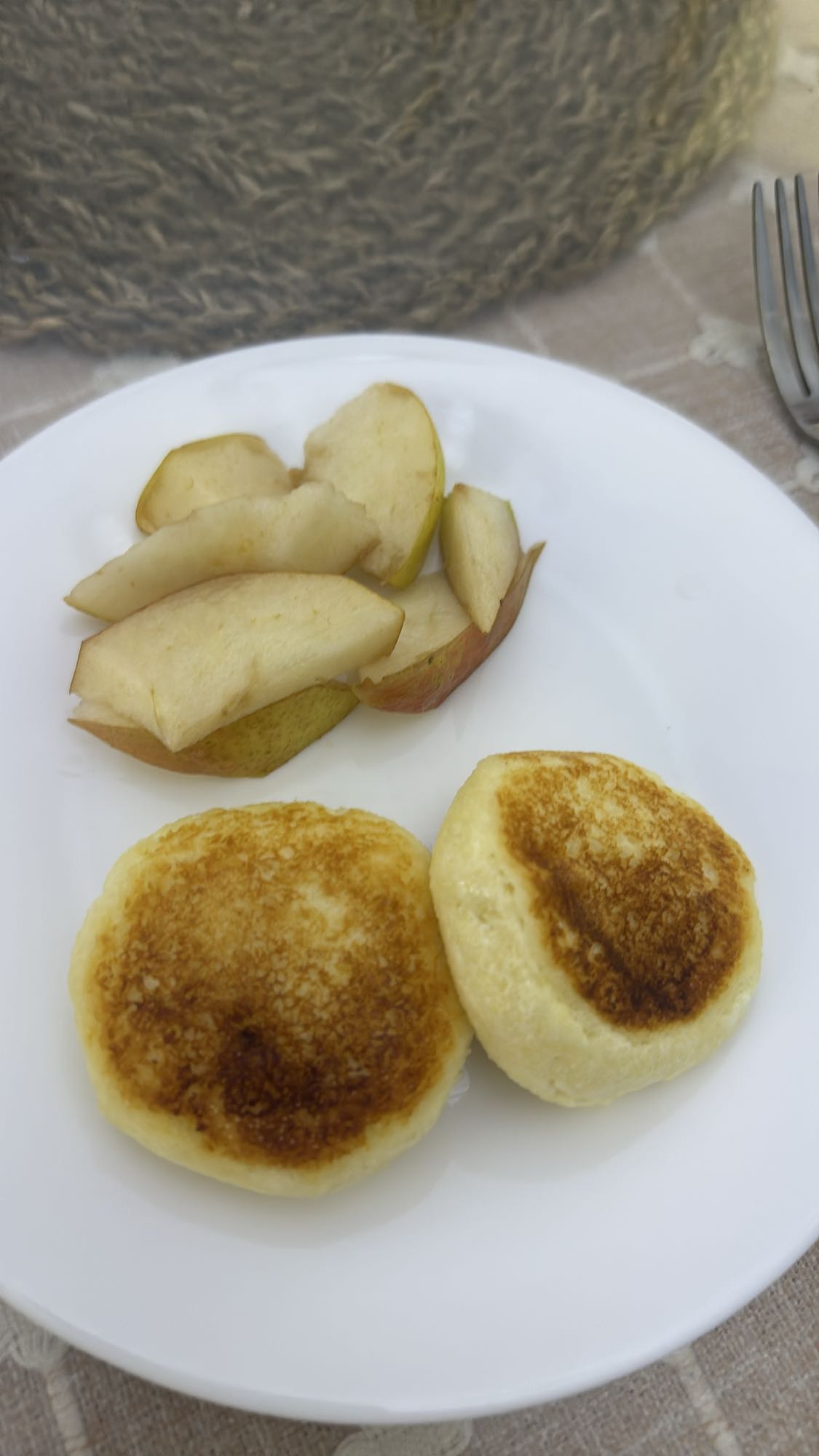 Сырники с яблоком