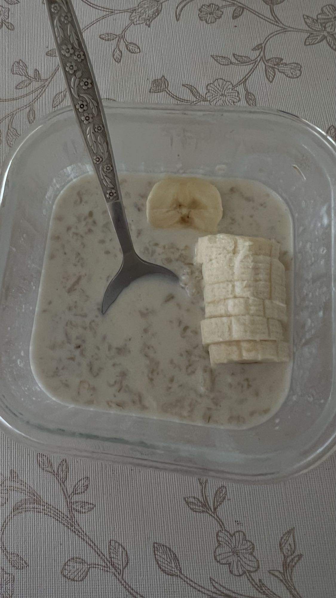 Овсянка с бананом