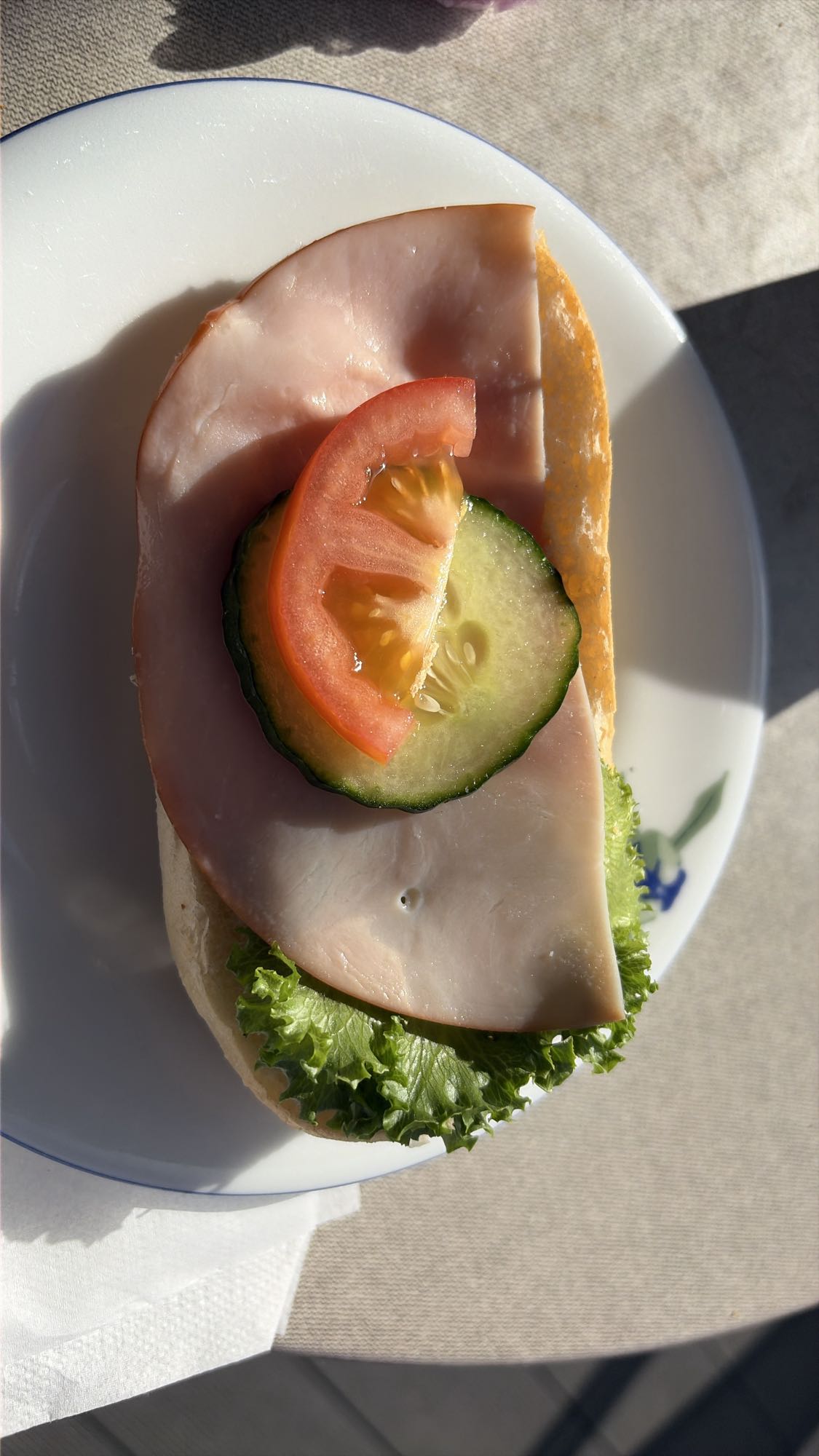Smörgås med skinka