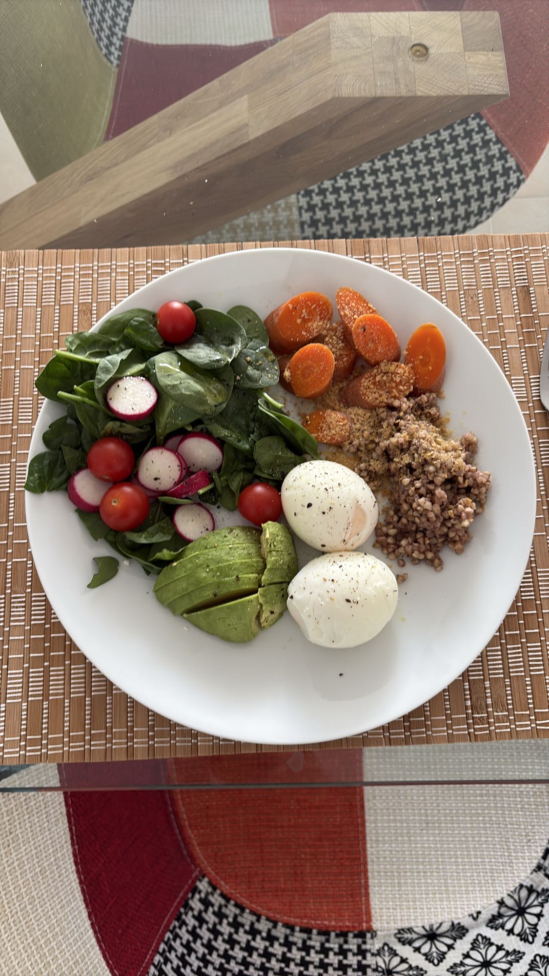 Egg Avocado Grain Salad