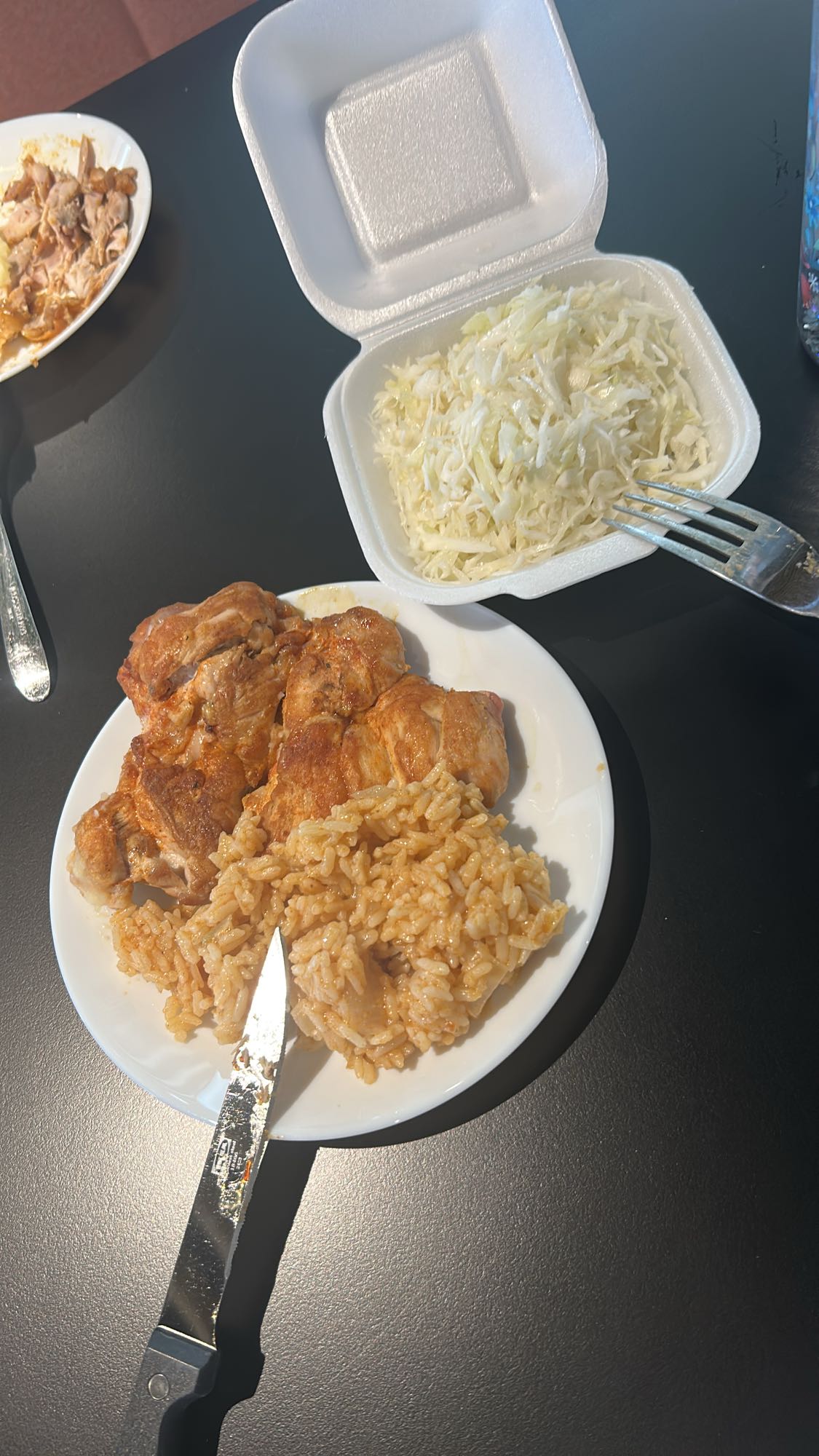 Roast Chicken Rice Slaw