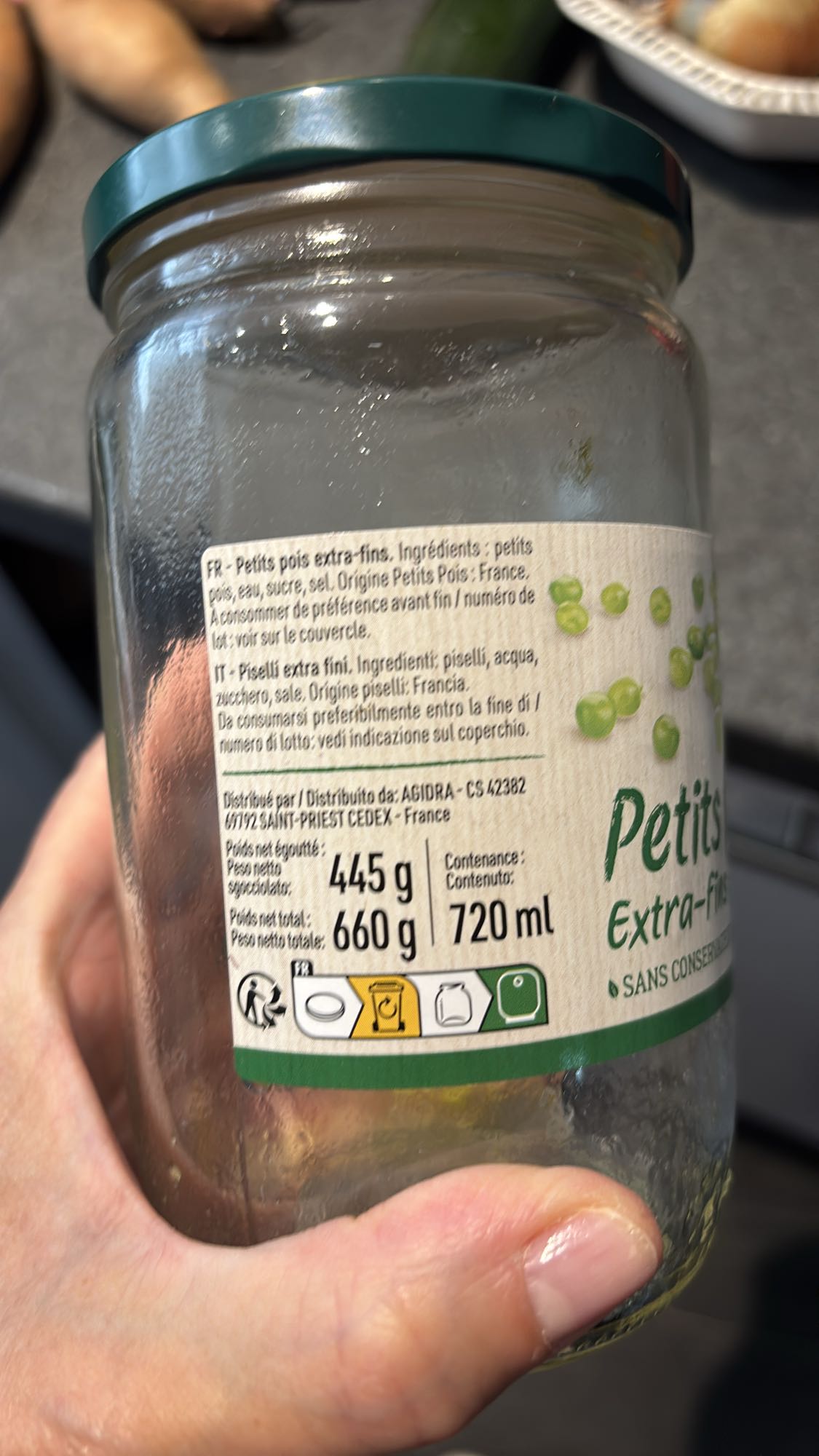 Petits pois extra-fins