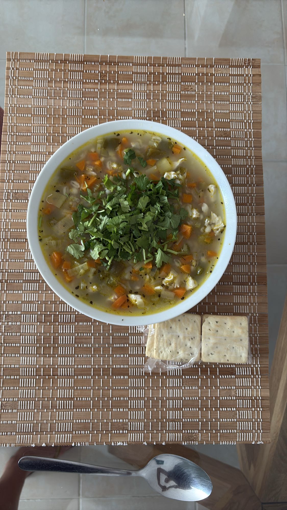 Chicken Vegetable Soup with Pulses