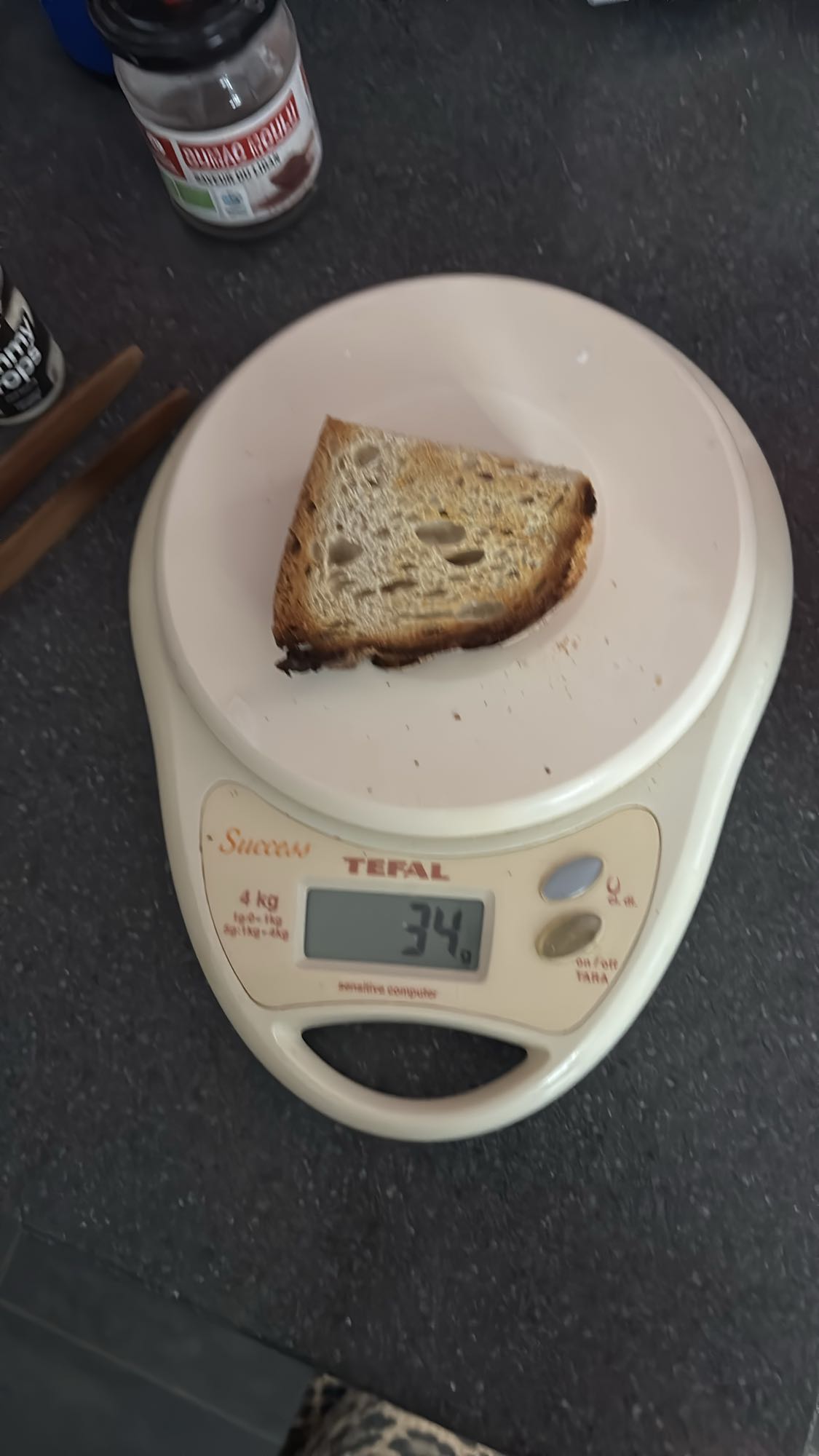 Tartine choco noisette au pain au levain