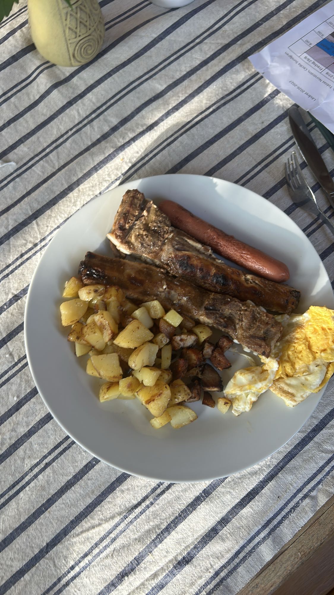 Grilltallrik med potatis