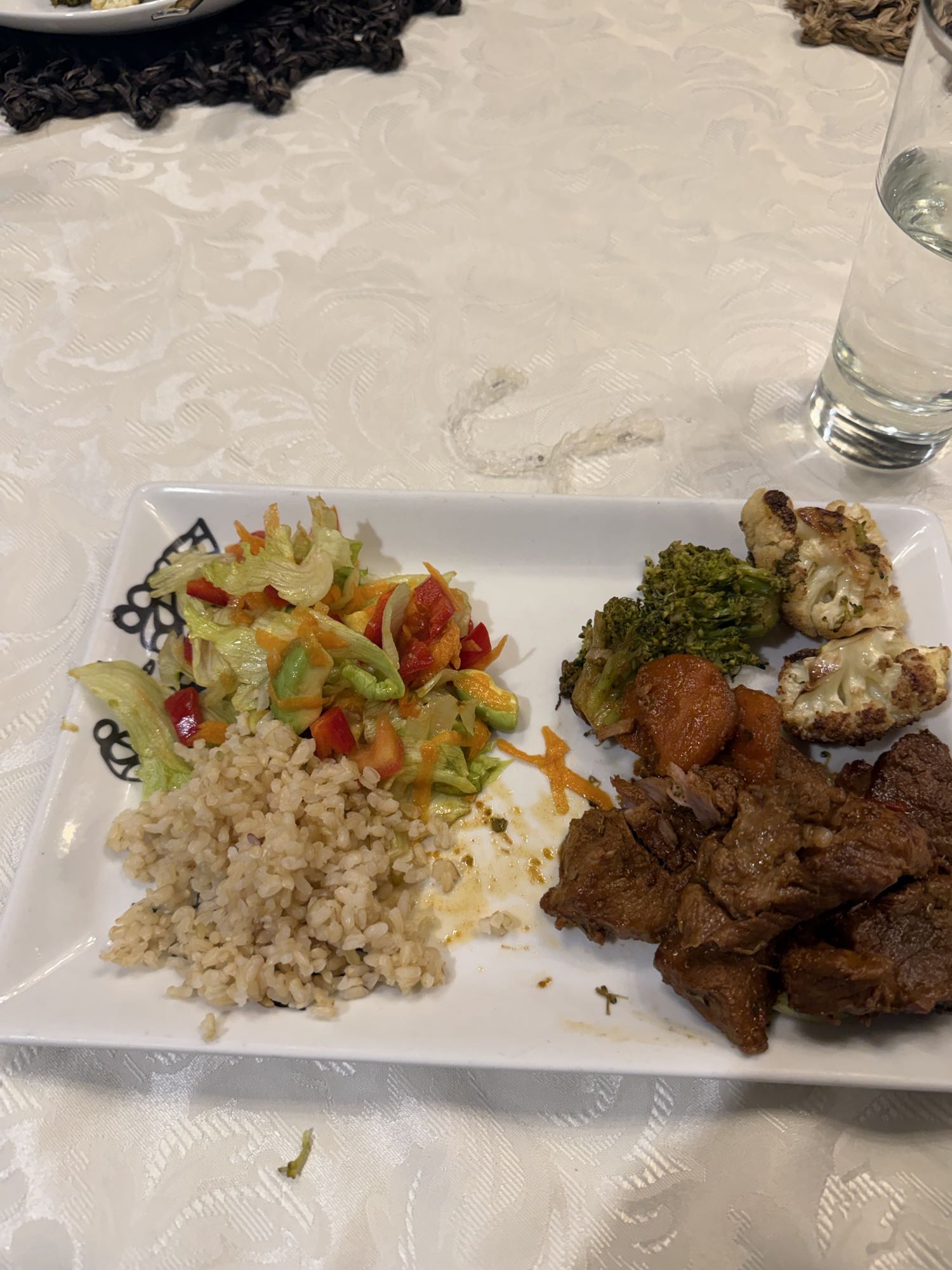 plato mixto con arroz