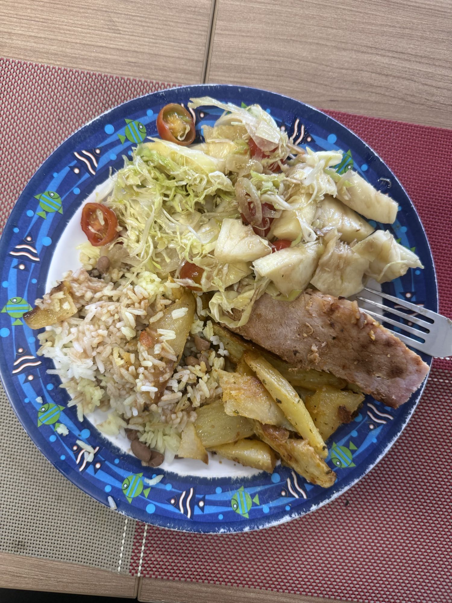 Prato misto com salada