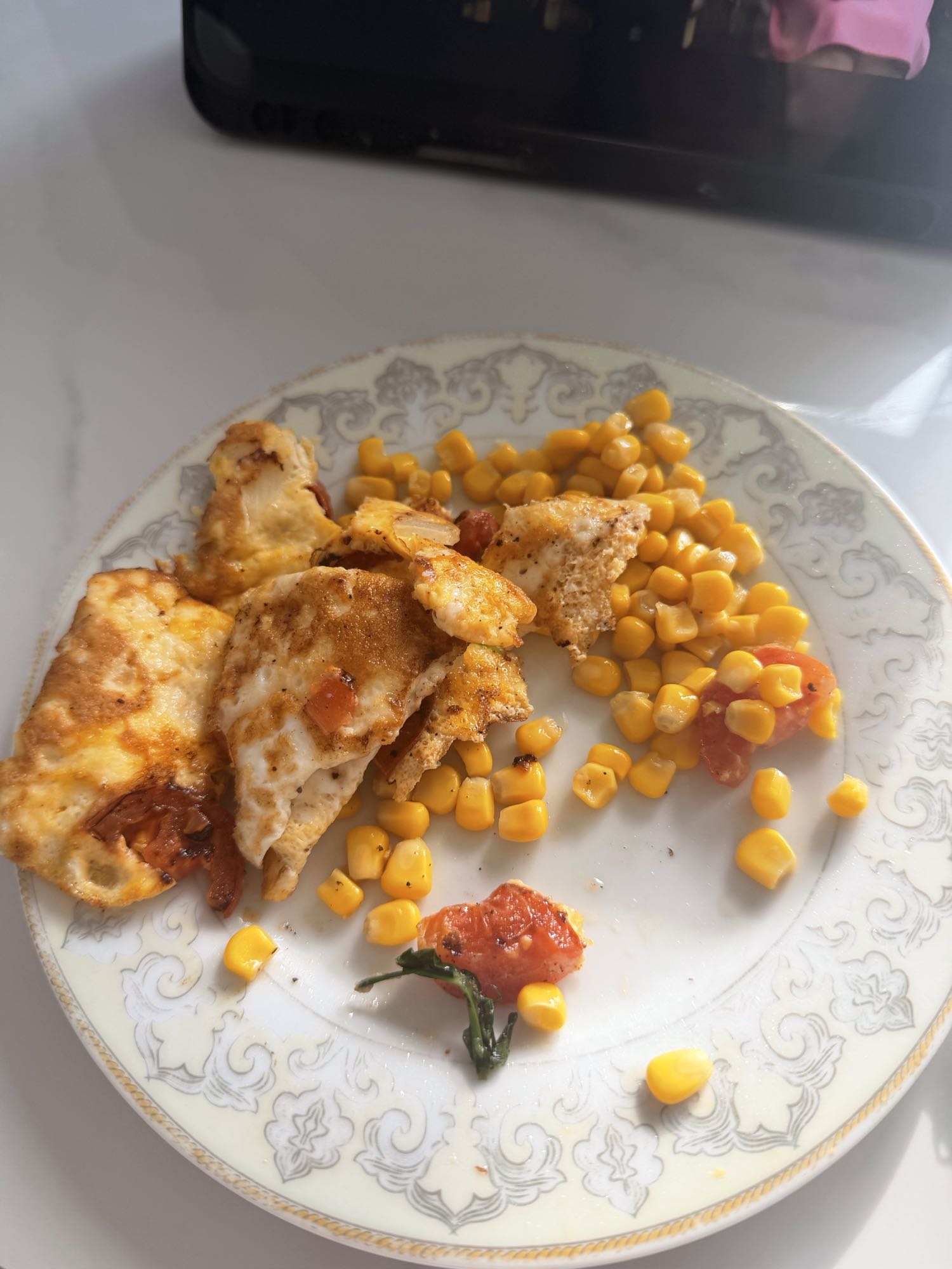 Омлет с овощами