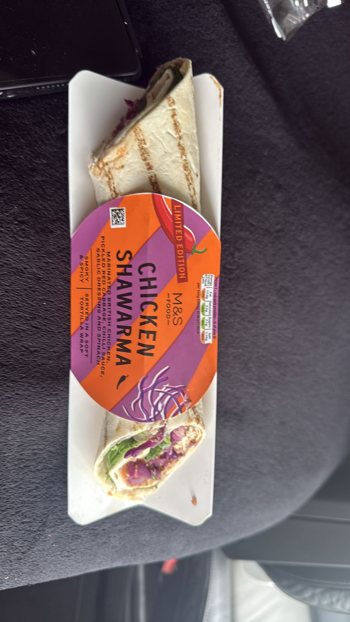 Wrap shawarma z kurczakiem